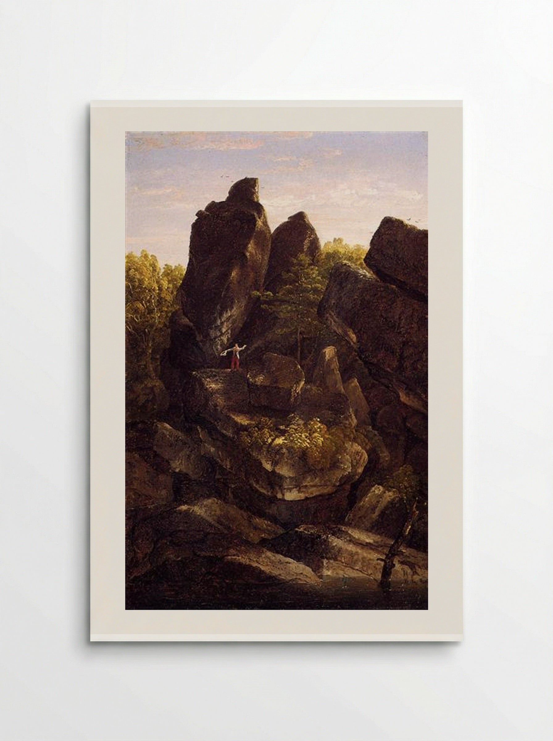 A Rocky Glen (In the Shawangunks) - Thomas Cole - Poster