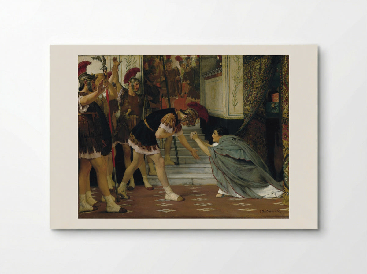 A Roman Emperor - Sir Lawrence Alma-Tadema - Poster