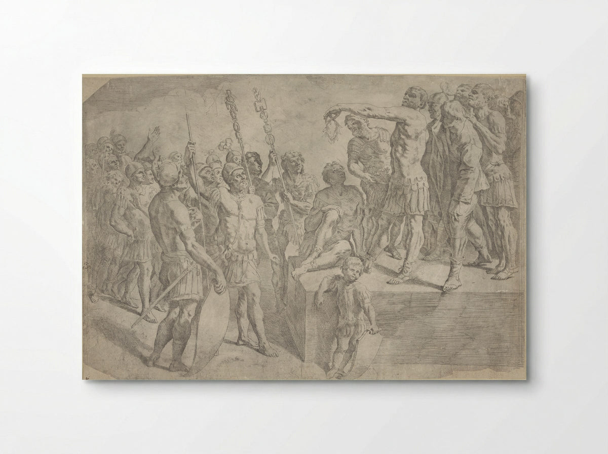 A Roman General Addressing His Soldiers - Giovanni Lanfranco - Poster