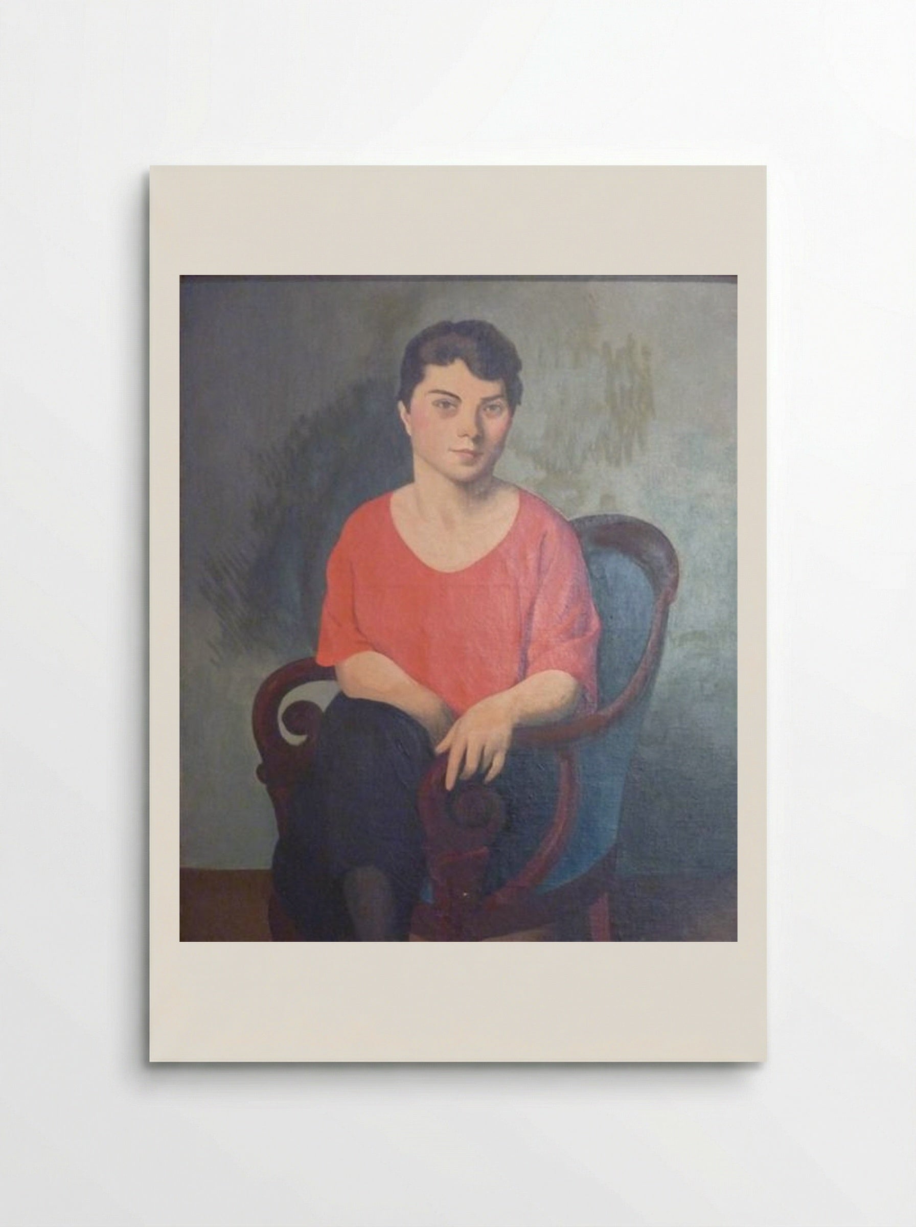 A Romanian (Portrait of a Seated Woman) - Roger de La Fresnaye - Poster