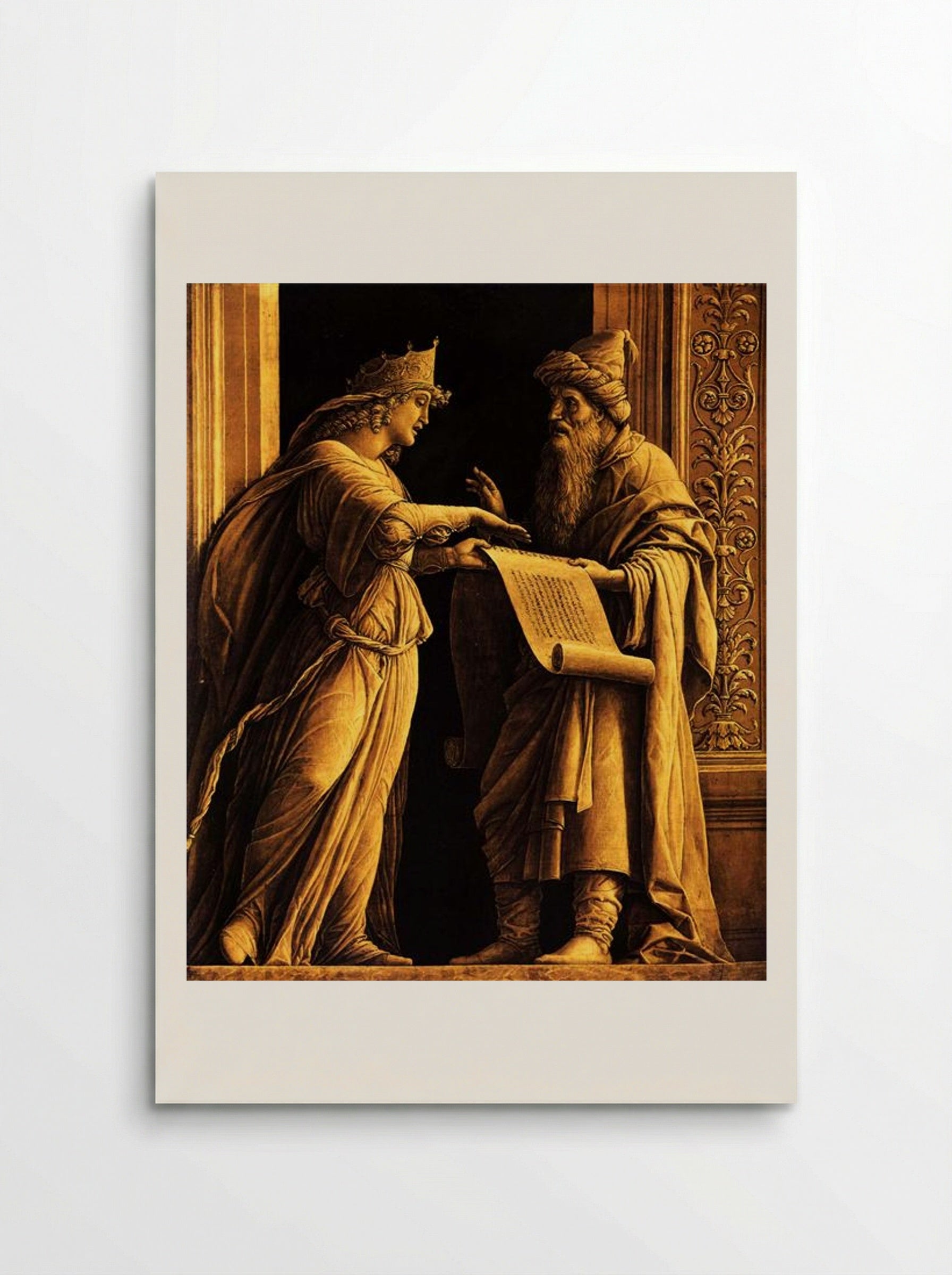 A Sibyl and a Prophet - Andrea Mantegna - Poster