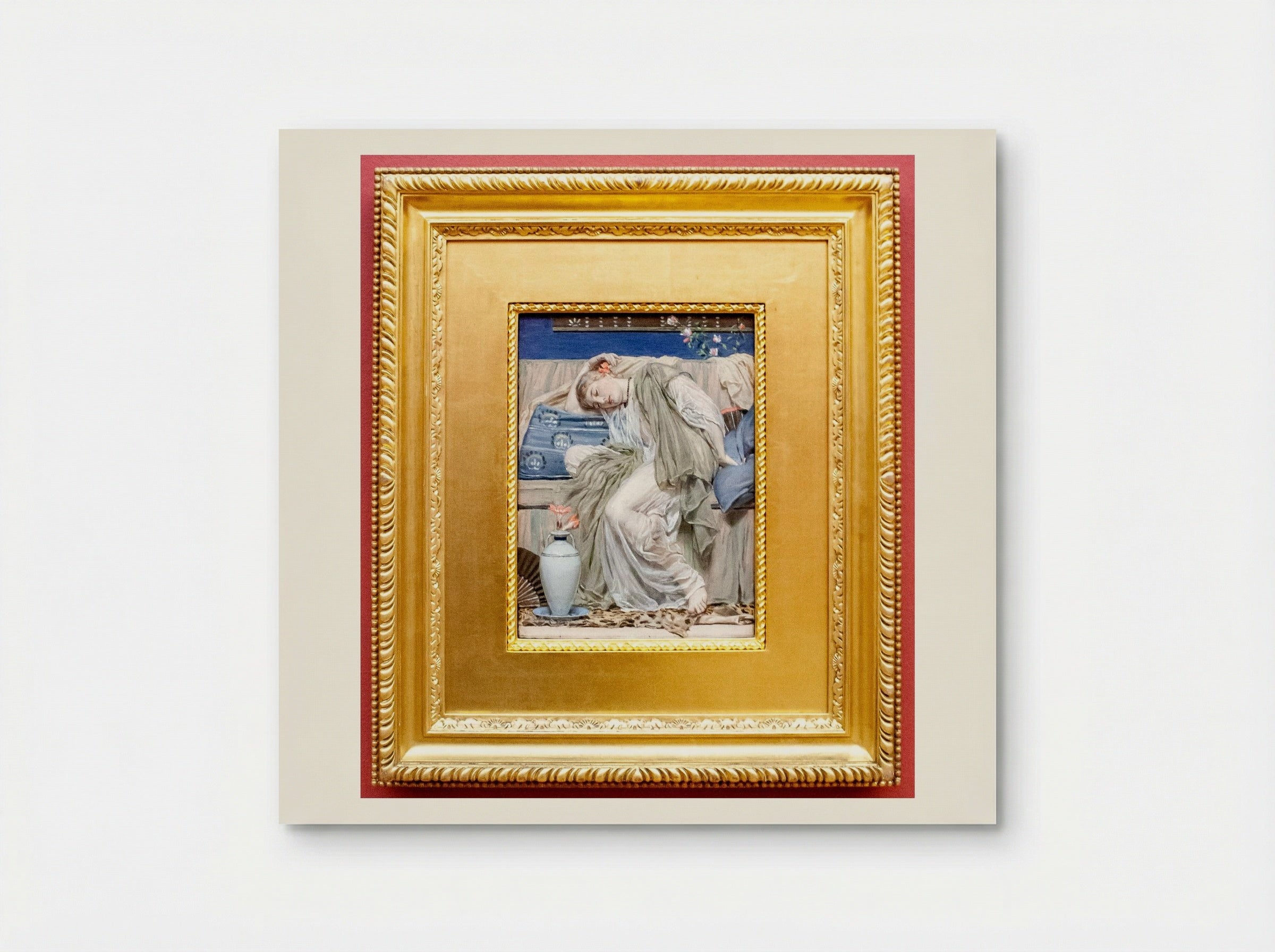 A Sleeping Girl - Albert Joseph Moore - Poster
