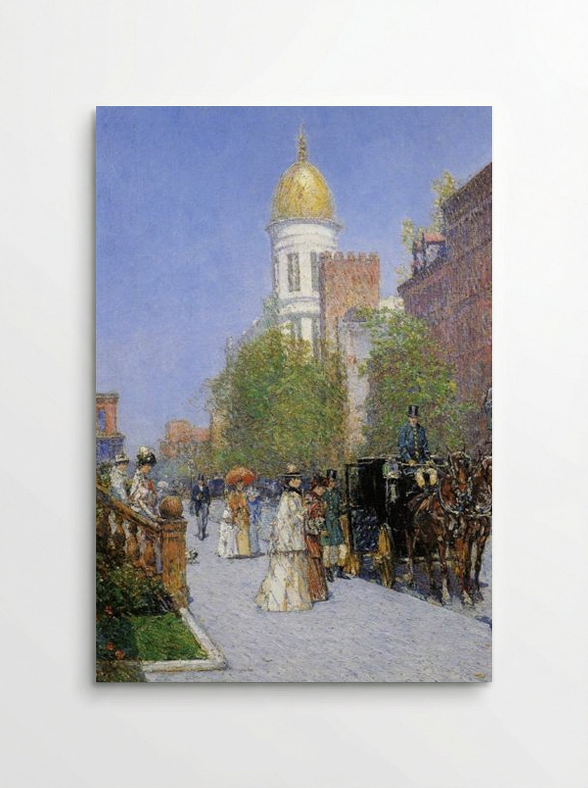 A Spring Morning - Childe Hassam - Poster
