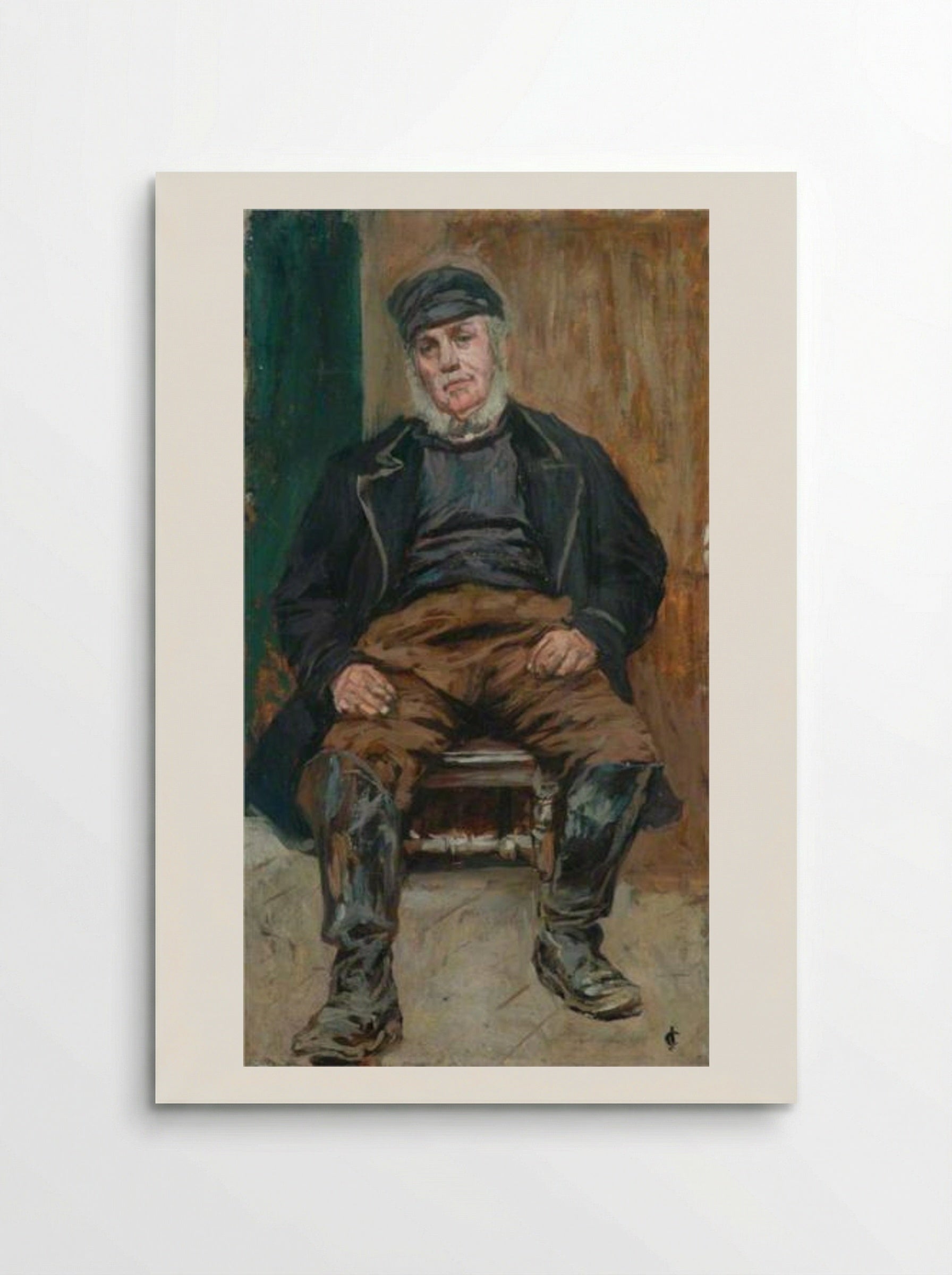A Staithes Fisherman - James Charles - Poster