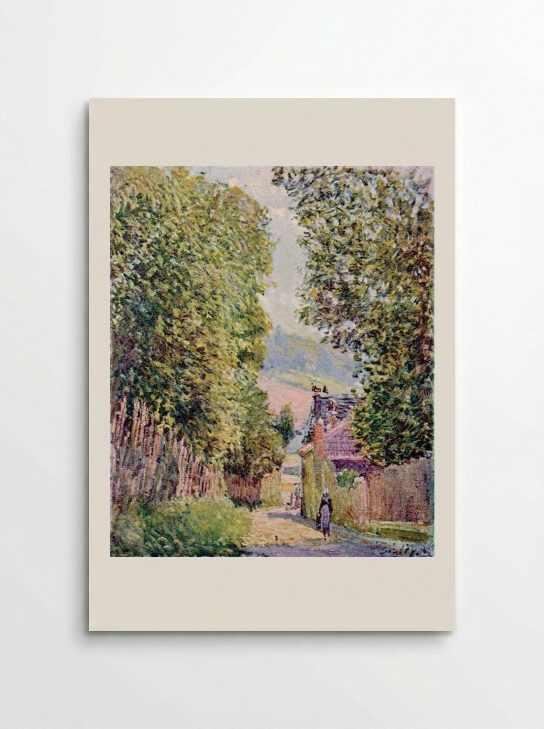 A Street in Louveciennes - Alfred Sisley - Poster