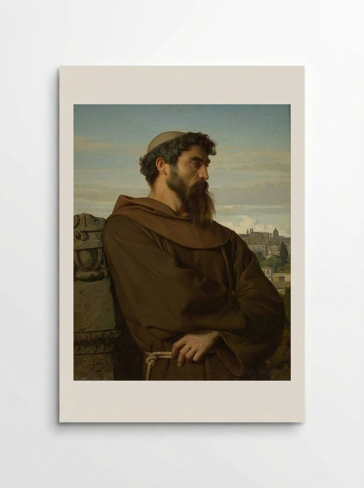 A Thinker, a Young Roman Monk - Alexandre Cabanel - Poster