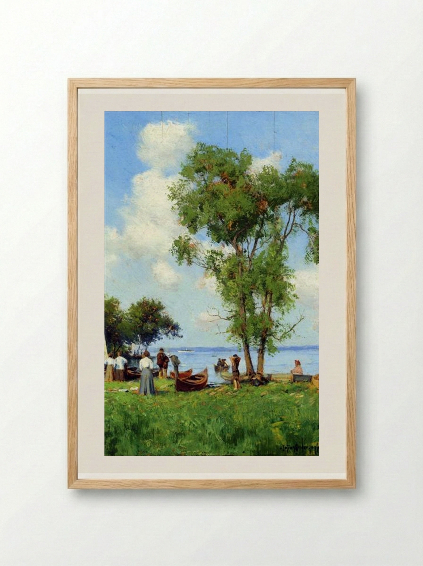 A Thousand Islands, St. Lawrence River - Robert Julian Onderdonk - Framed Print Wood