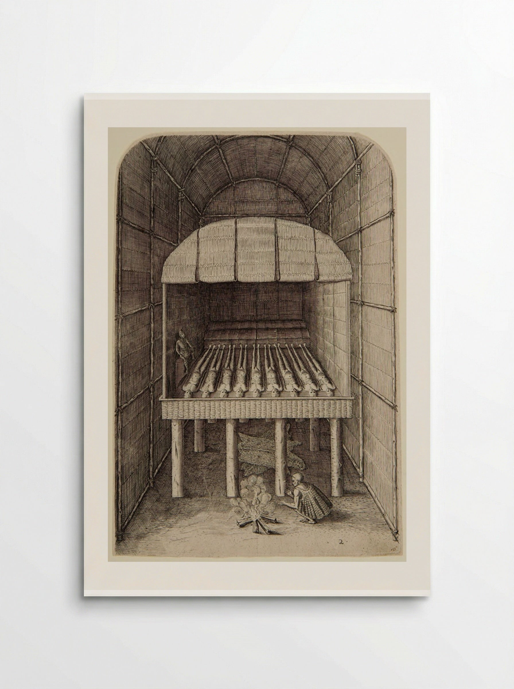 A Tomb of the Great - Theodor de Bry - Poster