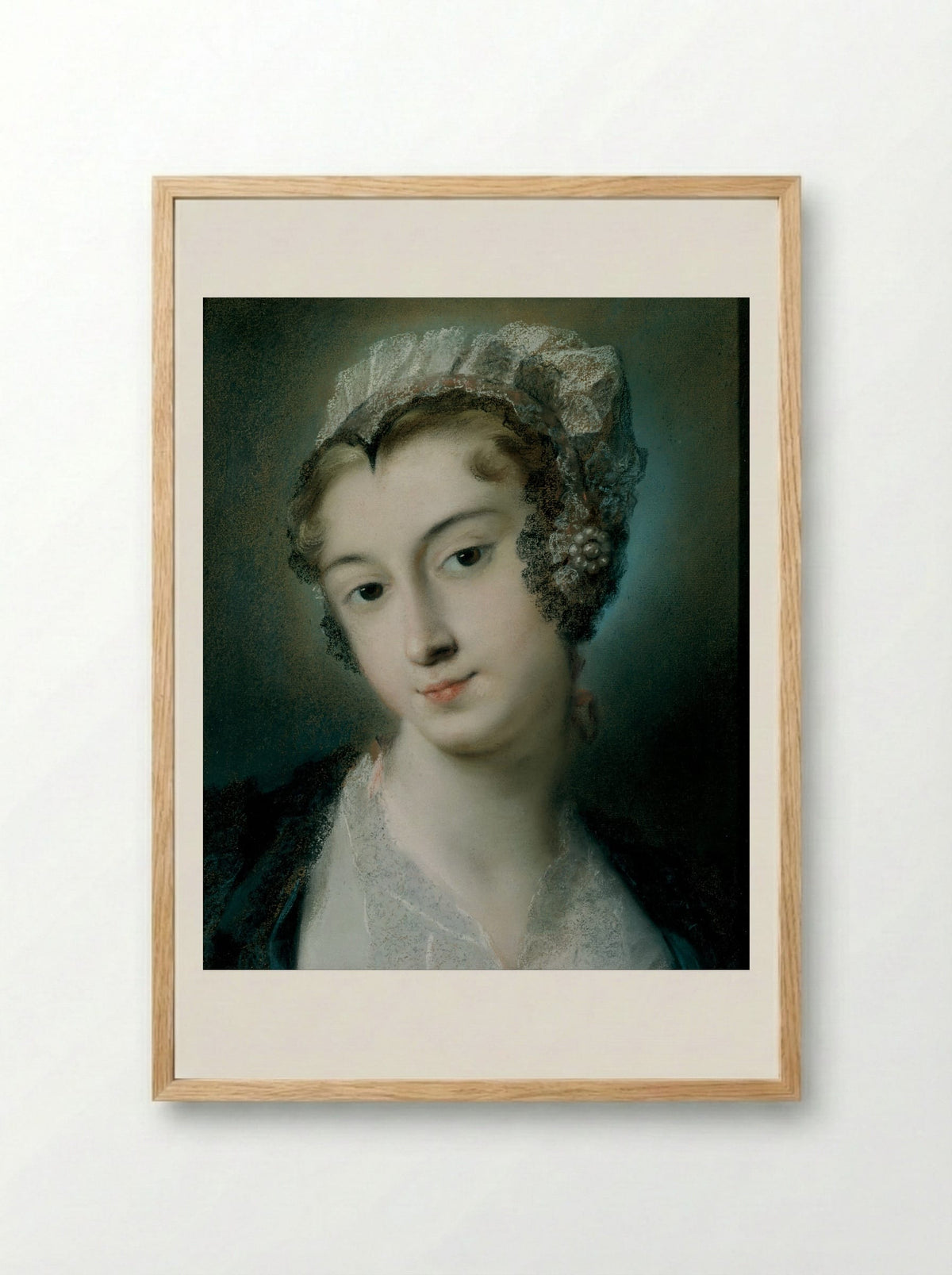 A Tyrolean Innkeeper - Rosalba Carriera - Framed Print Wood