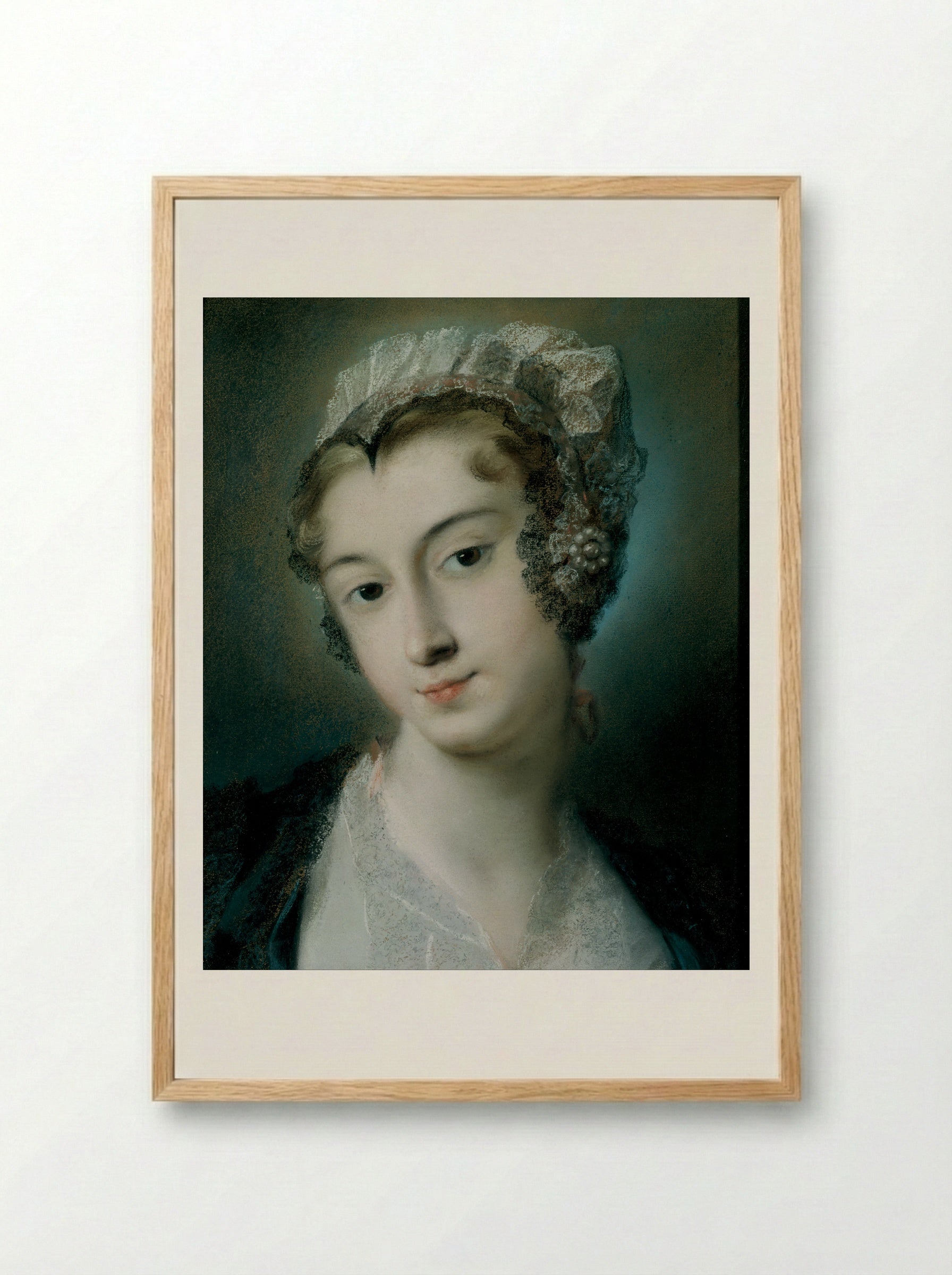 A Tyrolean Innkeeper - Rosalba Carriera - Framed Print Wood