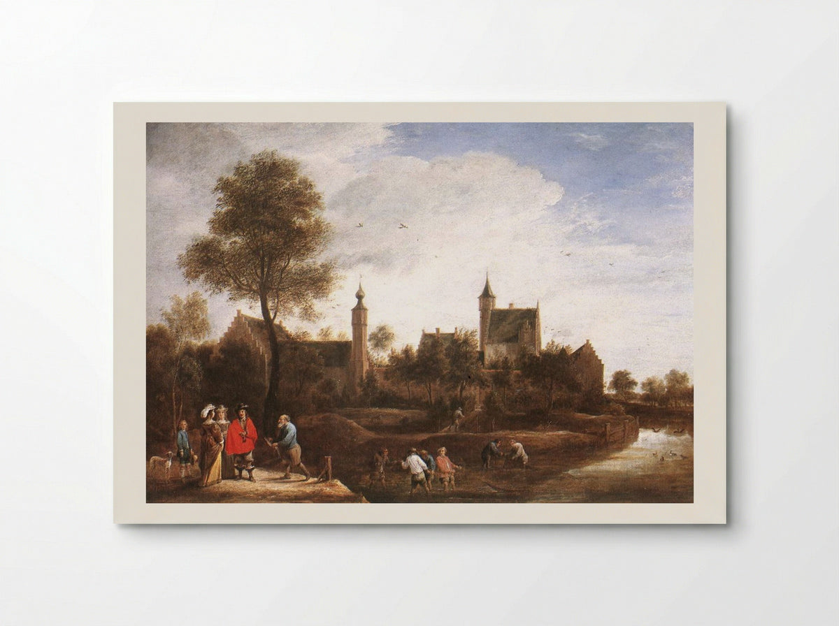 A View of Het Sterckshof near Antwerp - David Teniers the Younger - Poster