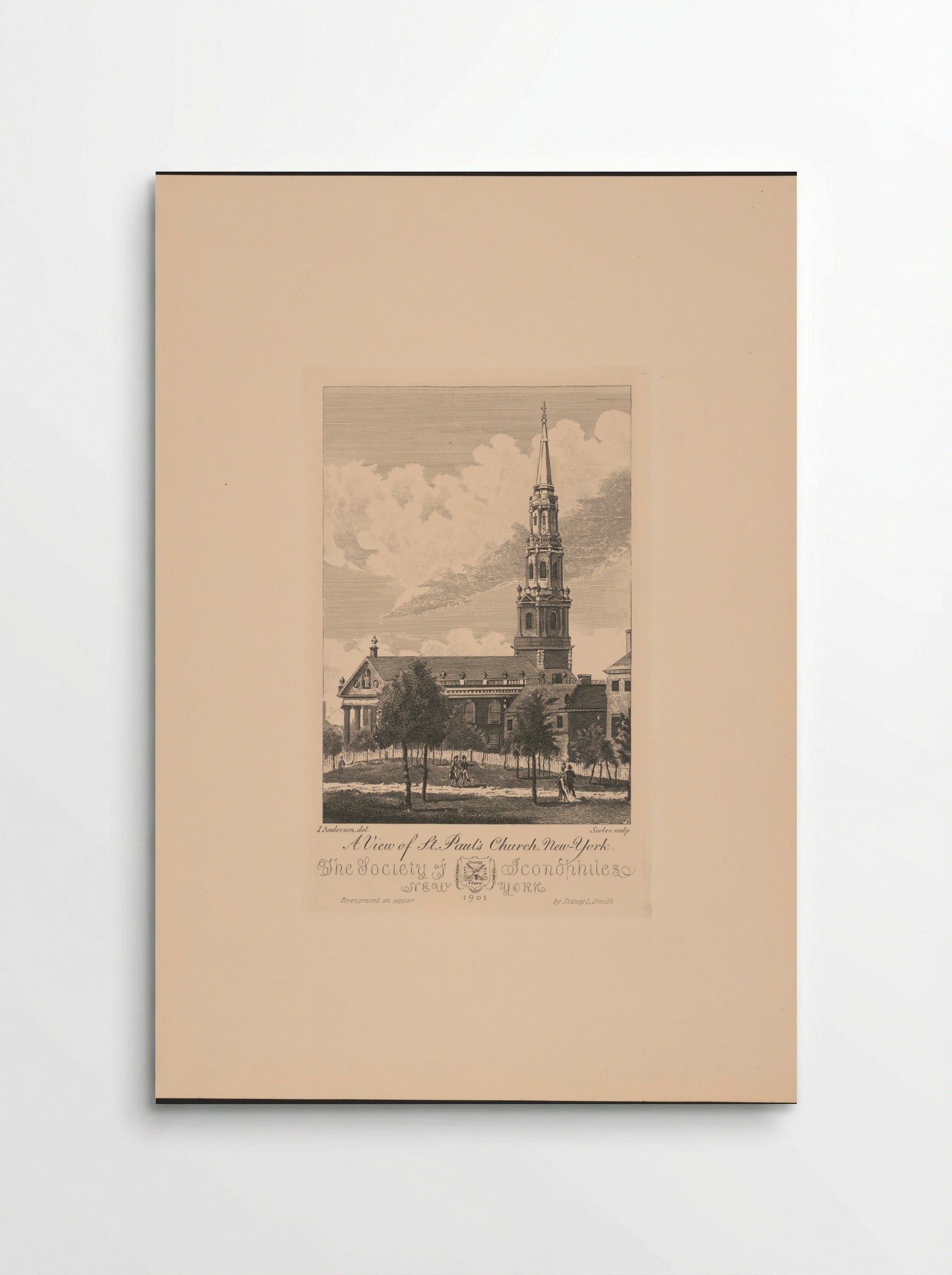 A View of St. Paul's Church, New-York - Sidney L. Smith - Poster