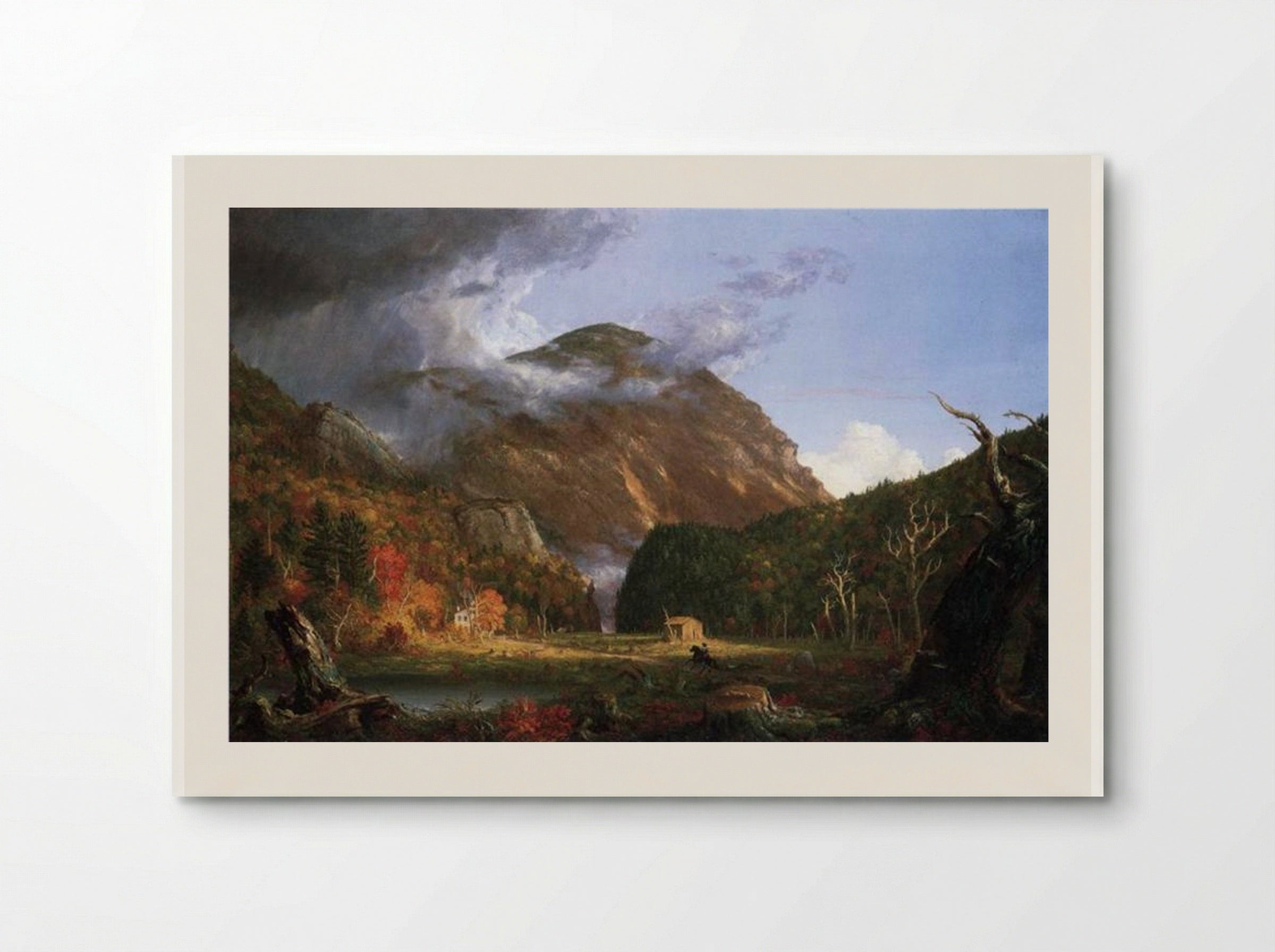 A View of the Mountain Pass Called the Notch of the White Mountains (Crawford Notch) - Thomas Cole - Poster
