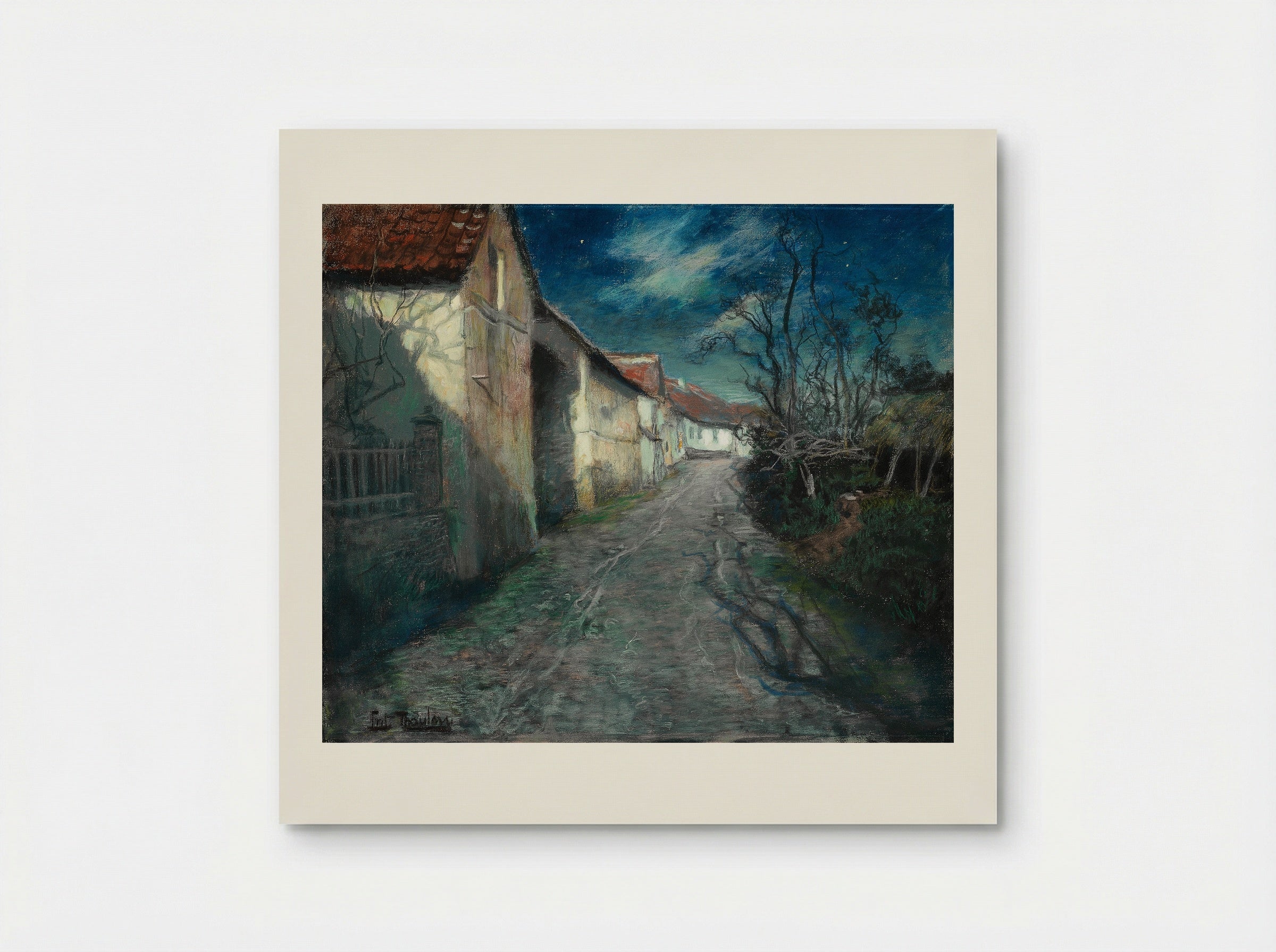 A Village Street in France - Frits Thaulow - Poster
