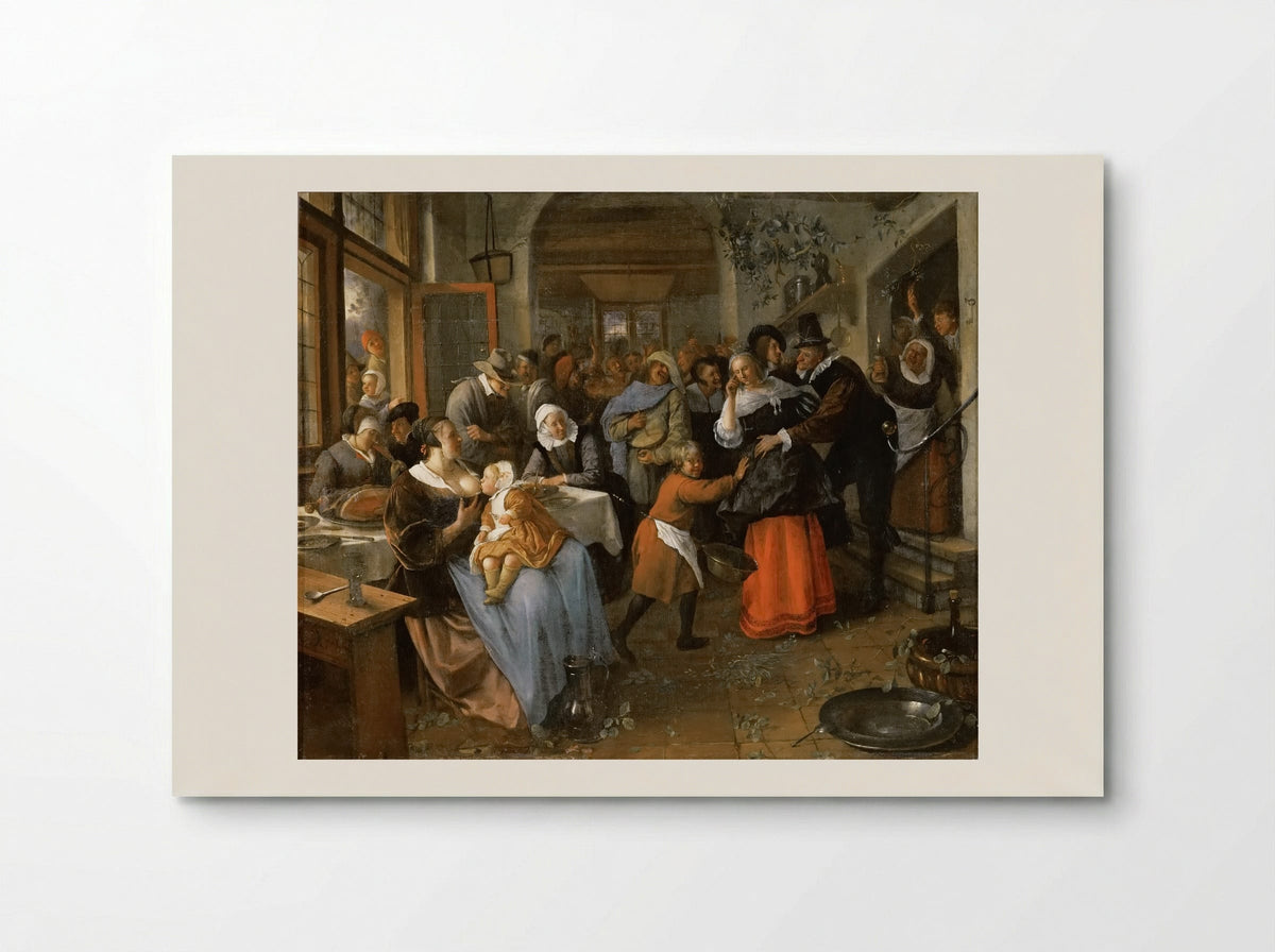 A Village Wedding - Jan Steen - Poster