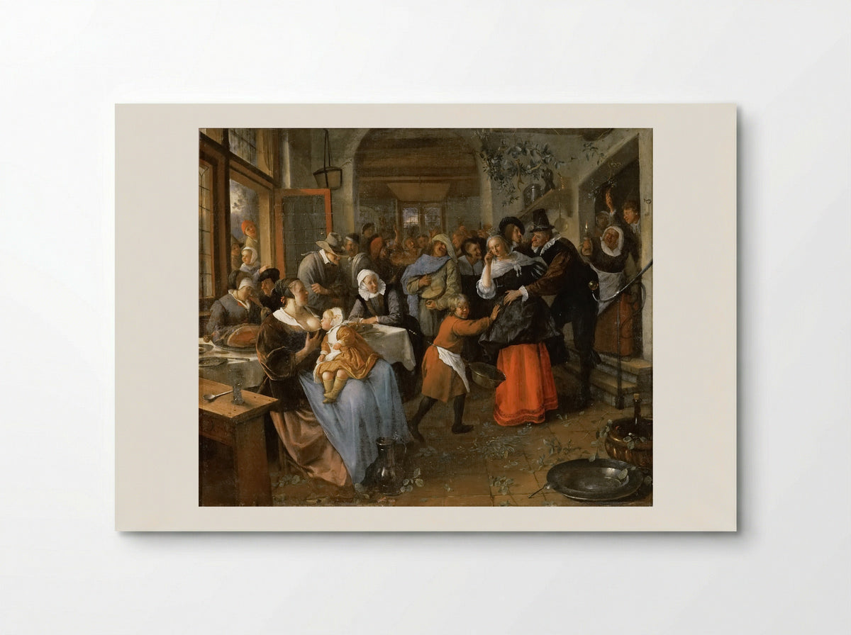 A Village Wedding - Jan Steen - Poster