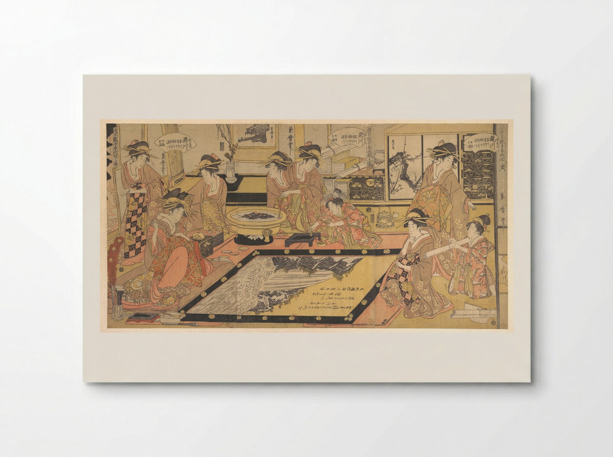 A Votive Picture to Be Donated to the Kannon of Asakusa - Kitagawa Kikumaro - Poster