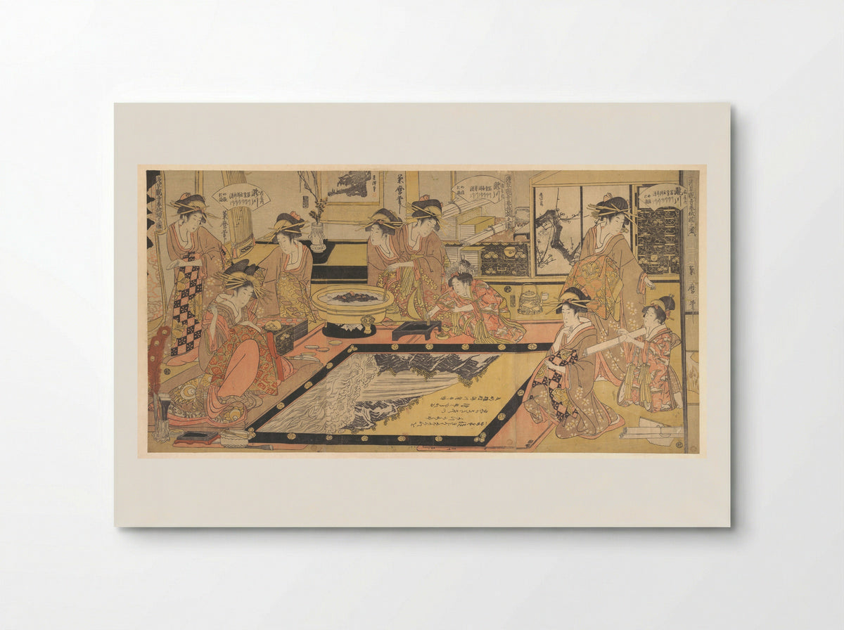 A Votive Picture to Be Donated to the Kannon of Asakusa - Kitagawa Kikumaro - Poster