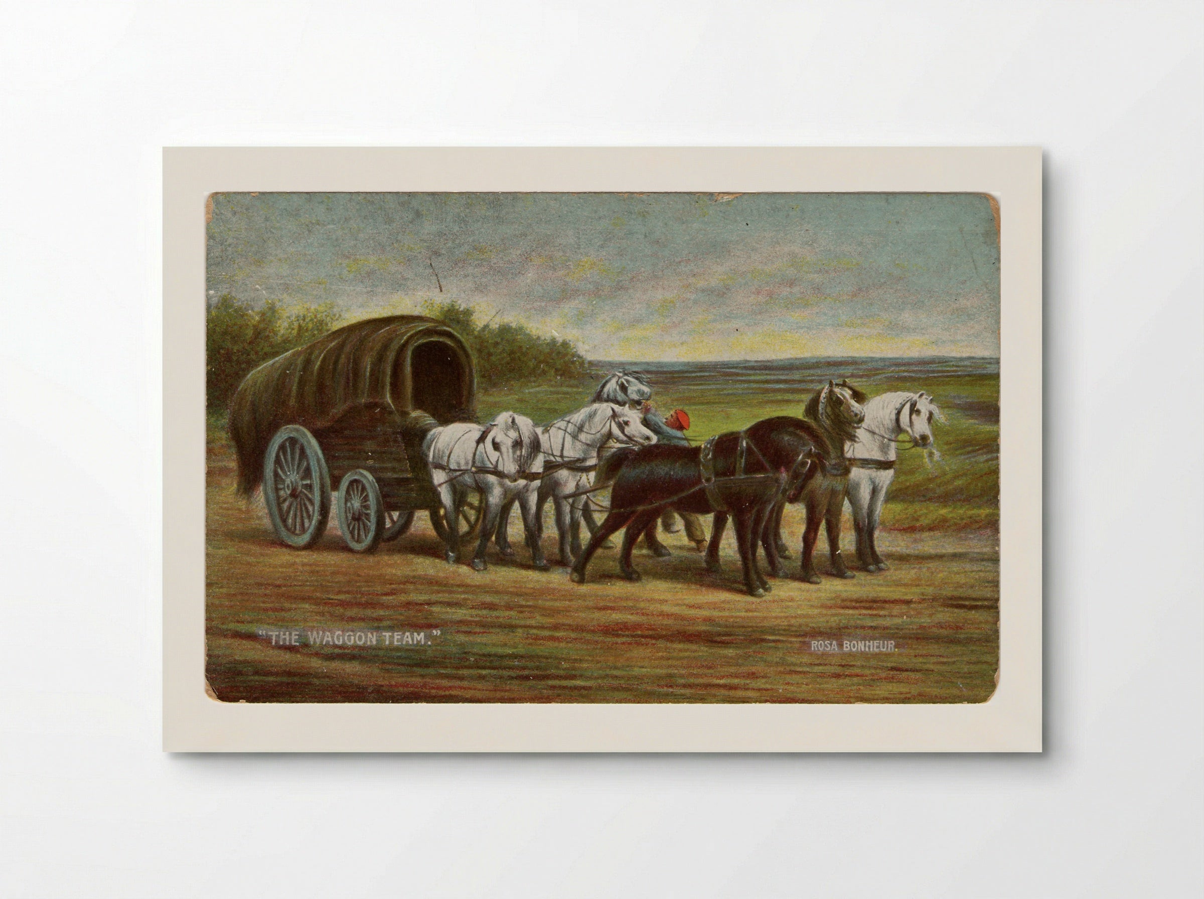 A Waggon and a Team of Horses - Rosa Bonheur - Poster