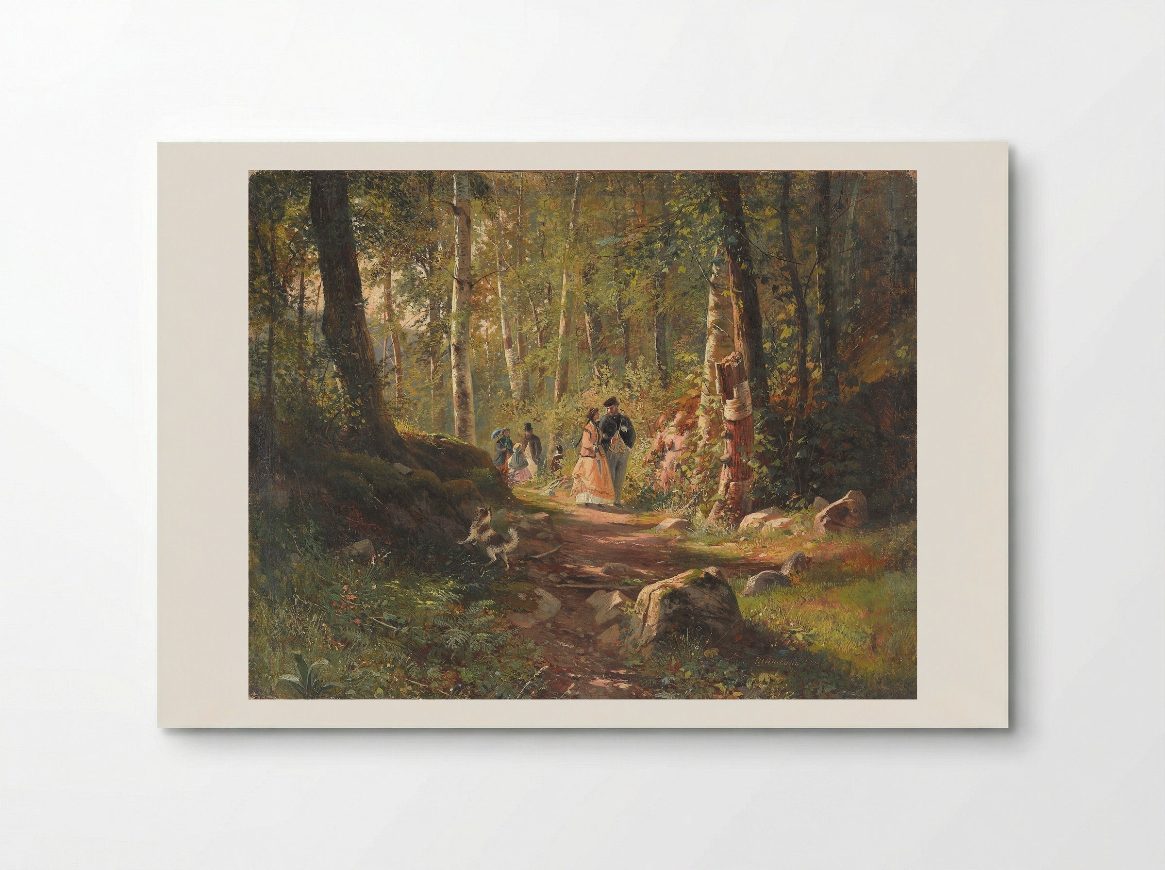 A Walk in the Forest - Ivan Shishkin - Poster