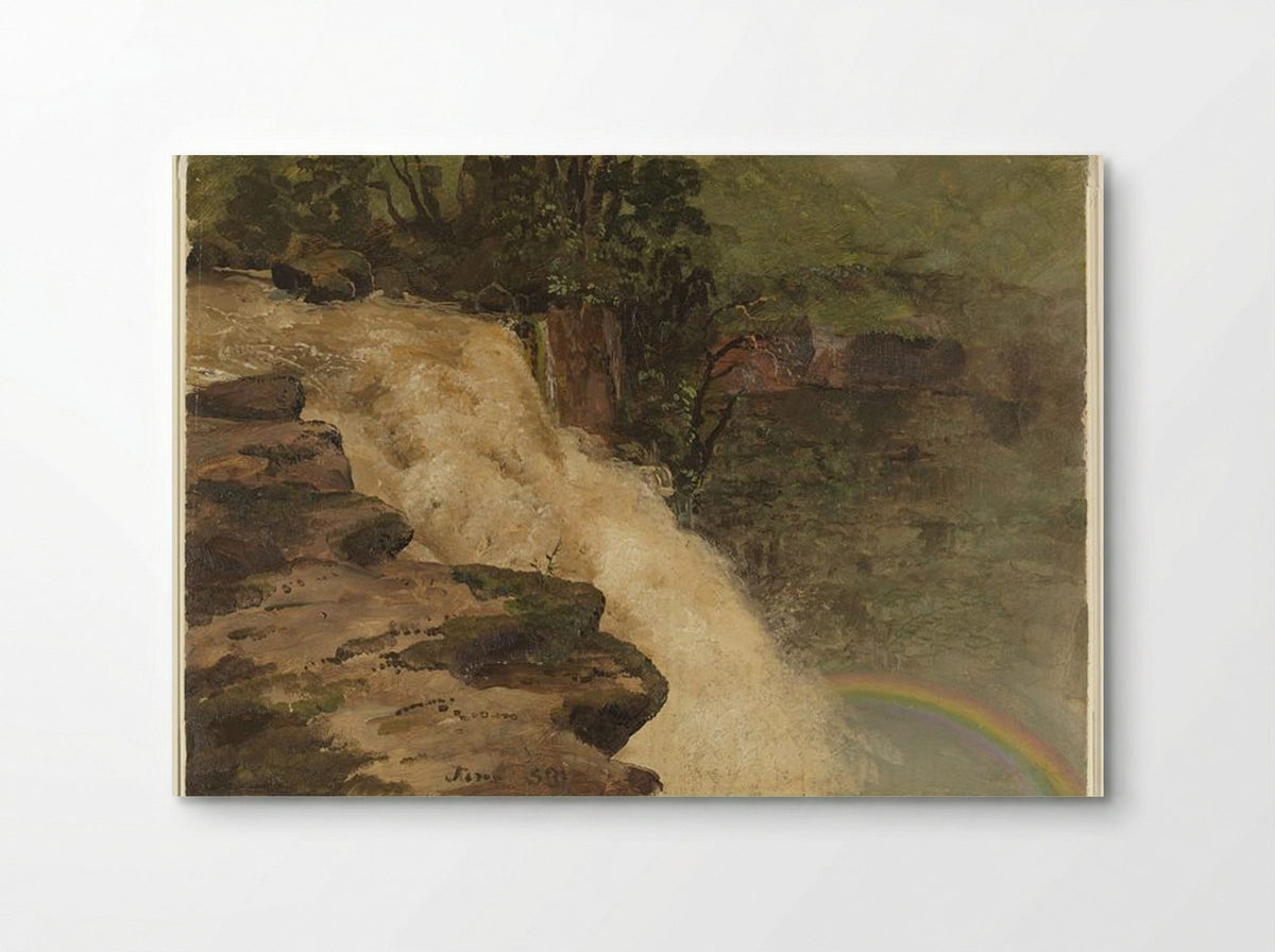 A Waterfall in Colombia - Frederic Edwin Church - Poster