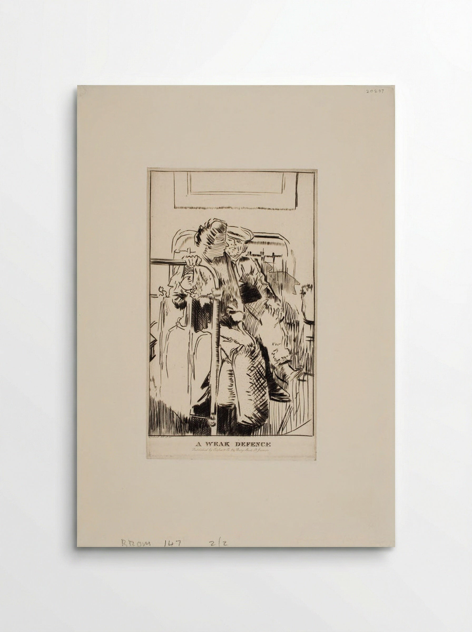 A Weak Defence - Walter Sickert - Poster