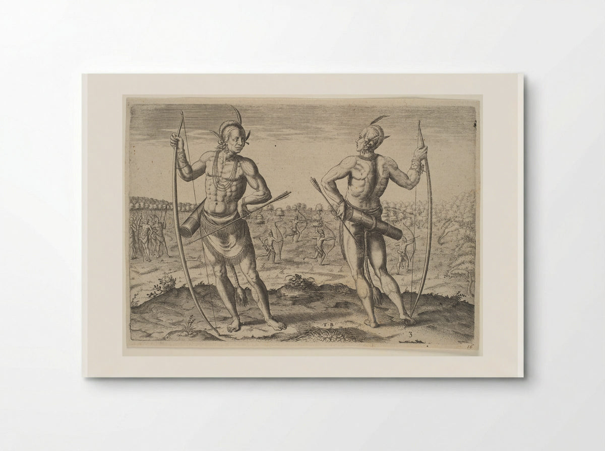 A Weroan or Great Lord of Virginia - Theodor de Bry - Poster