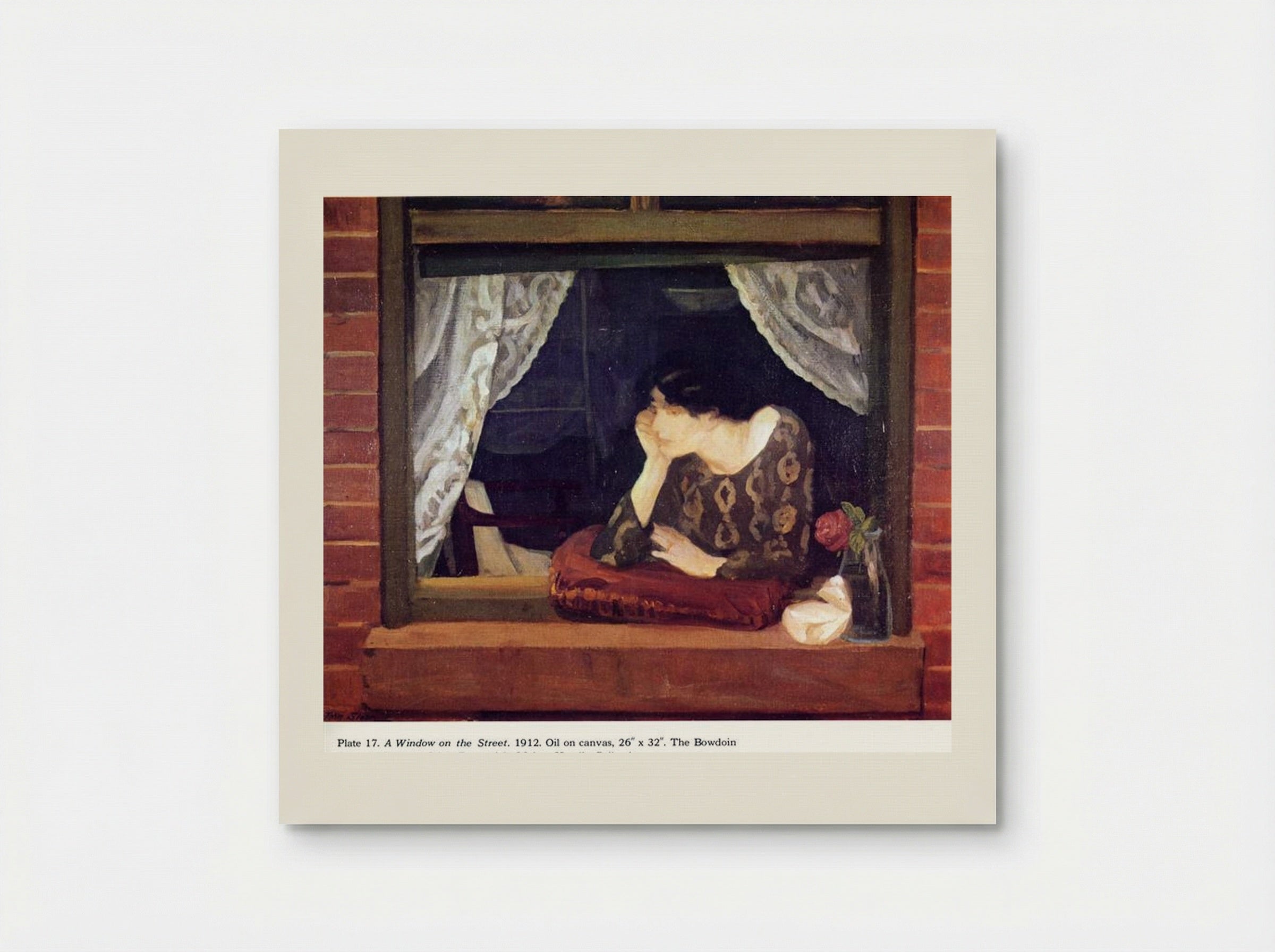 A Window on the Street - John French Sloan - Poster
