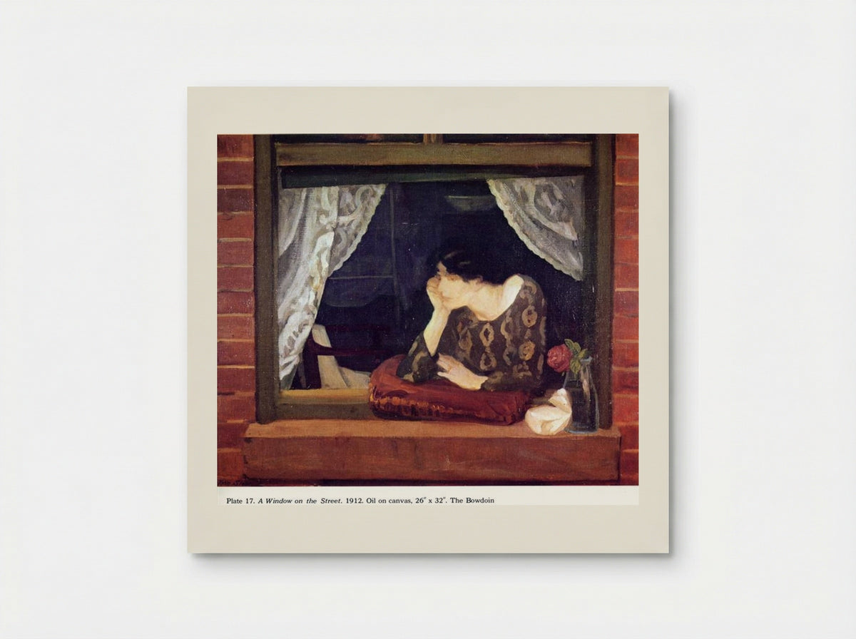 A Window on the Street - John French Sloan - Poster