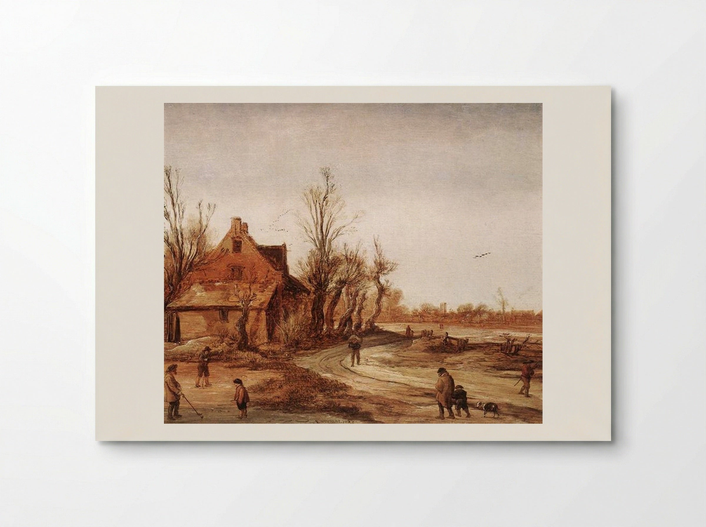 A Winter Landscape - Esaias van de Velde - Poster