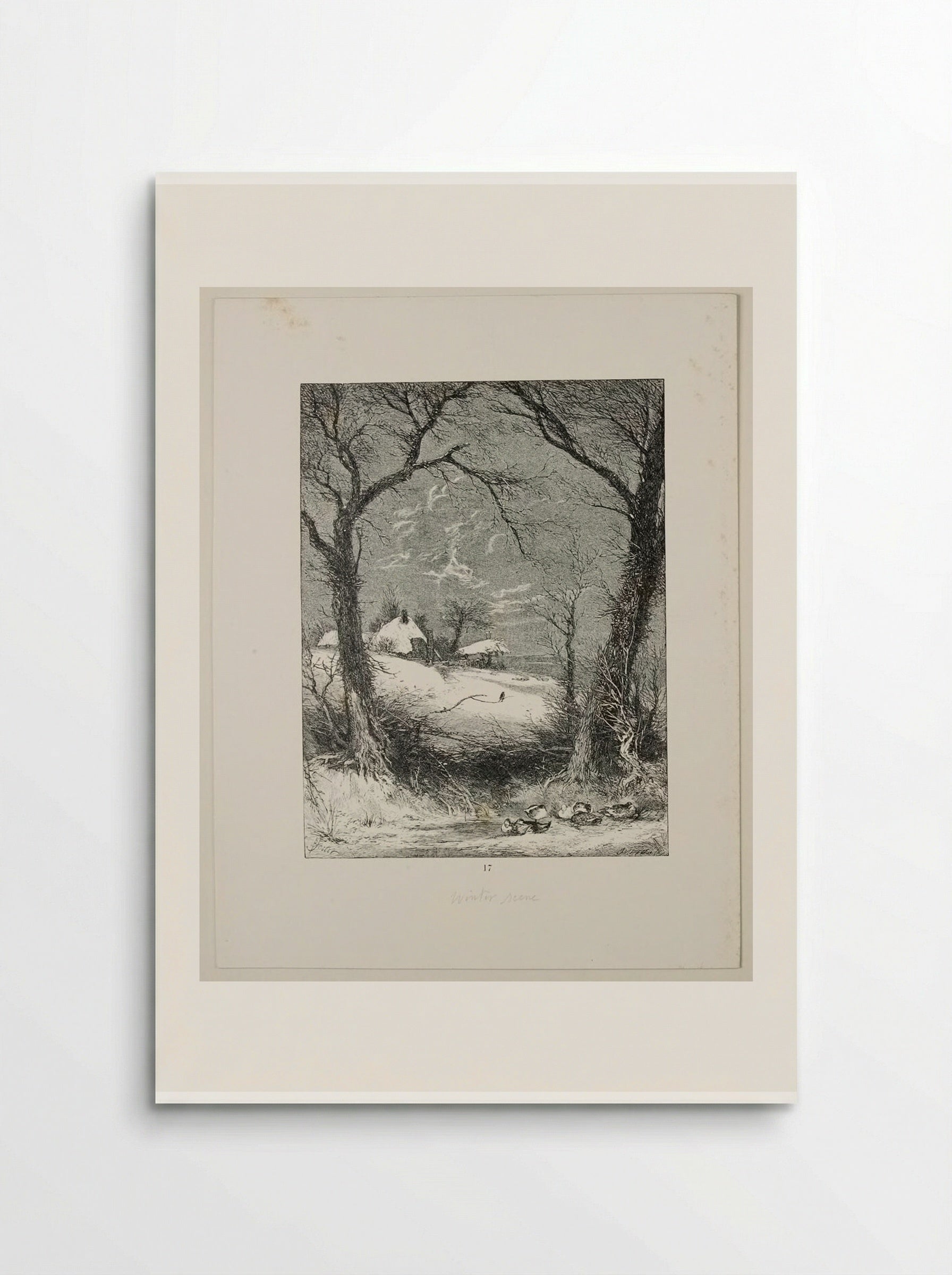 A Winter Piece - Edward Dalziel - Poster