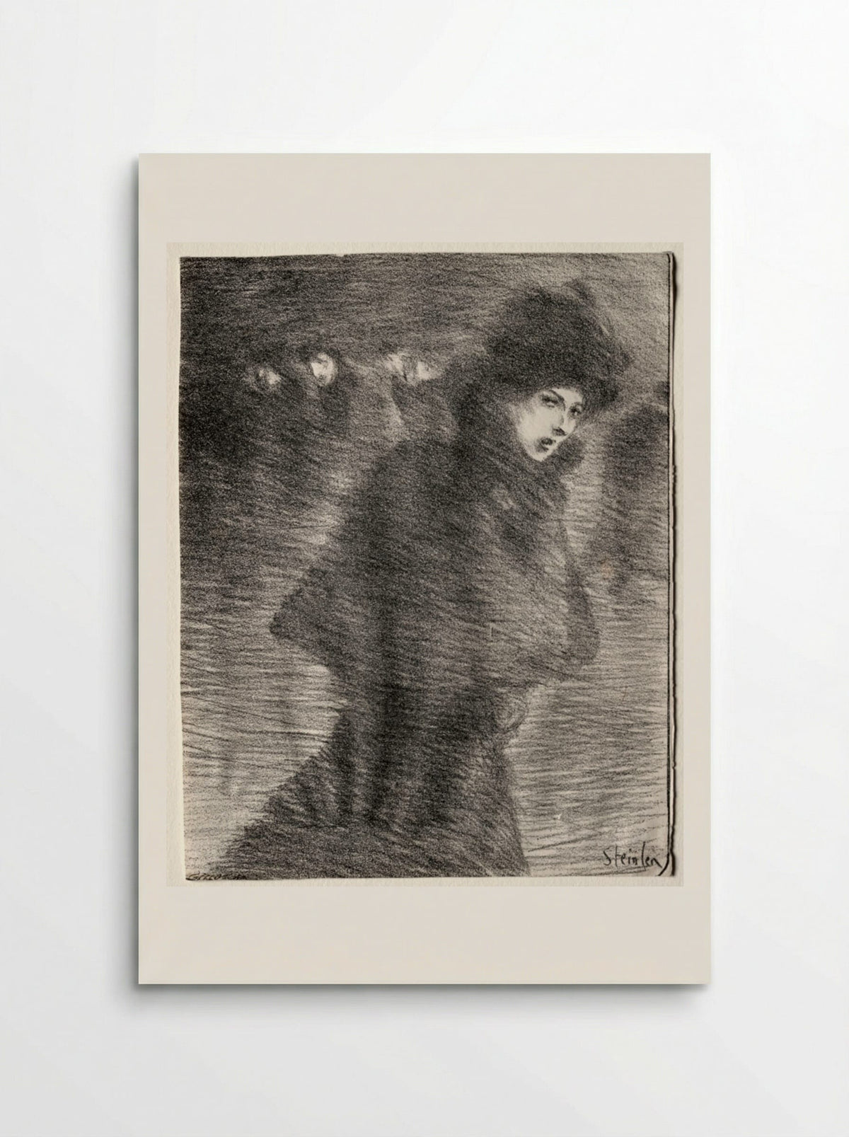 A Woman Passing By - Théophile Alexandre Steinlen - Poster