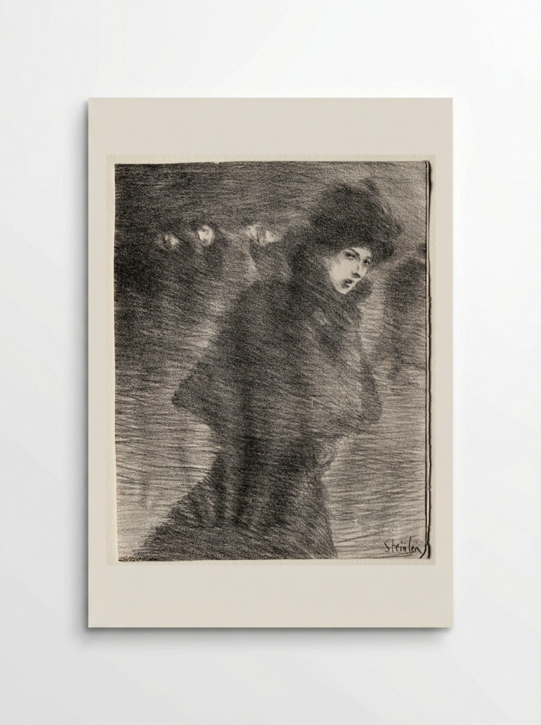 A Woman Passing By - Théophile Alexandre Steinlen - Poster