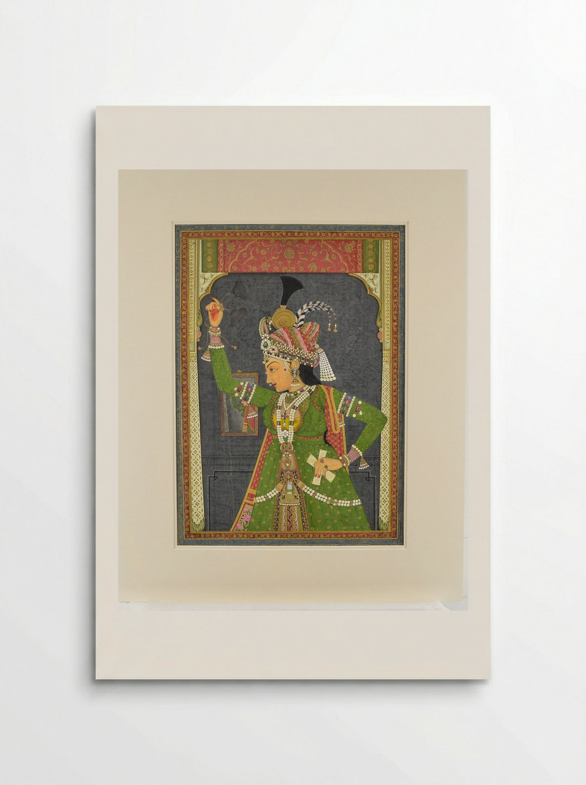 A Woman of the Court Dressed as Radha - Ramji - Poster