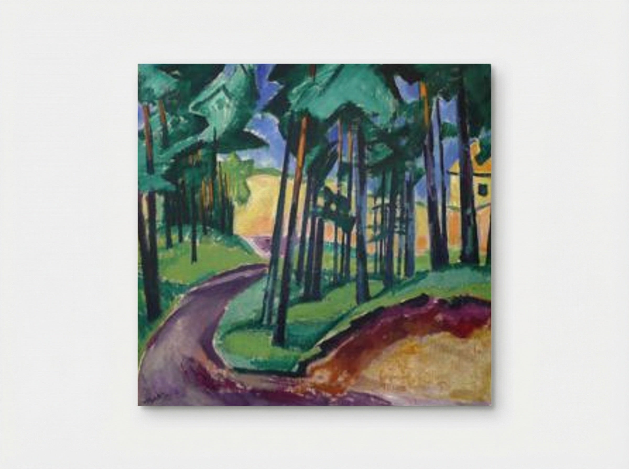A Yellow House - Max Pechstein - Poster