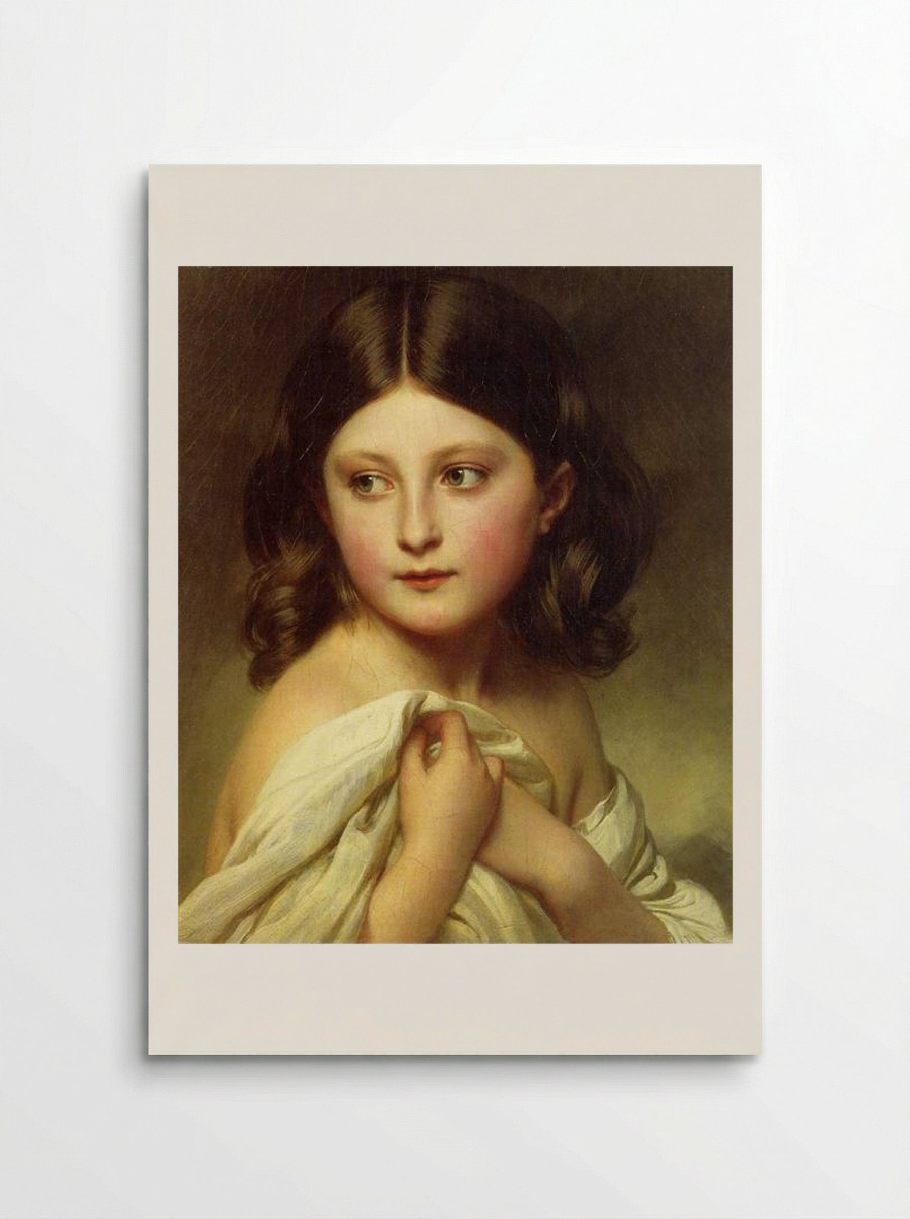 A Young Girl called Princess Charlotte - Franz Xaver Winterhalter - Poster