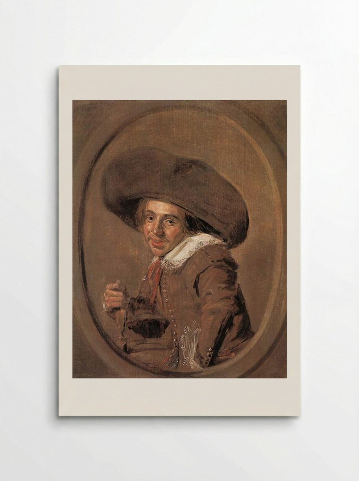 A Young Man in a Large Hat - Frans Hals - Poster