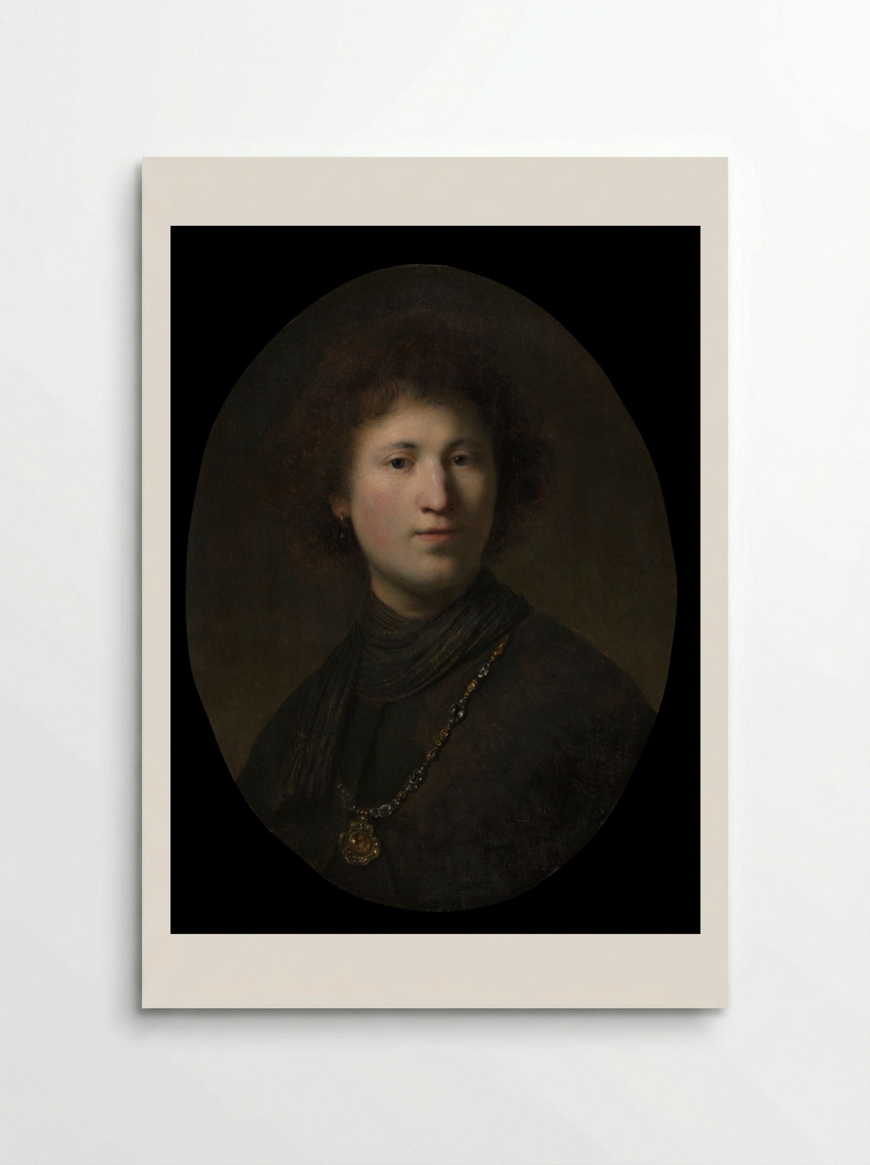 A Young Man with a Chain - Rembrandt van Rijn - Poster
