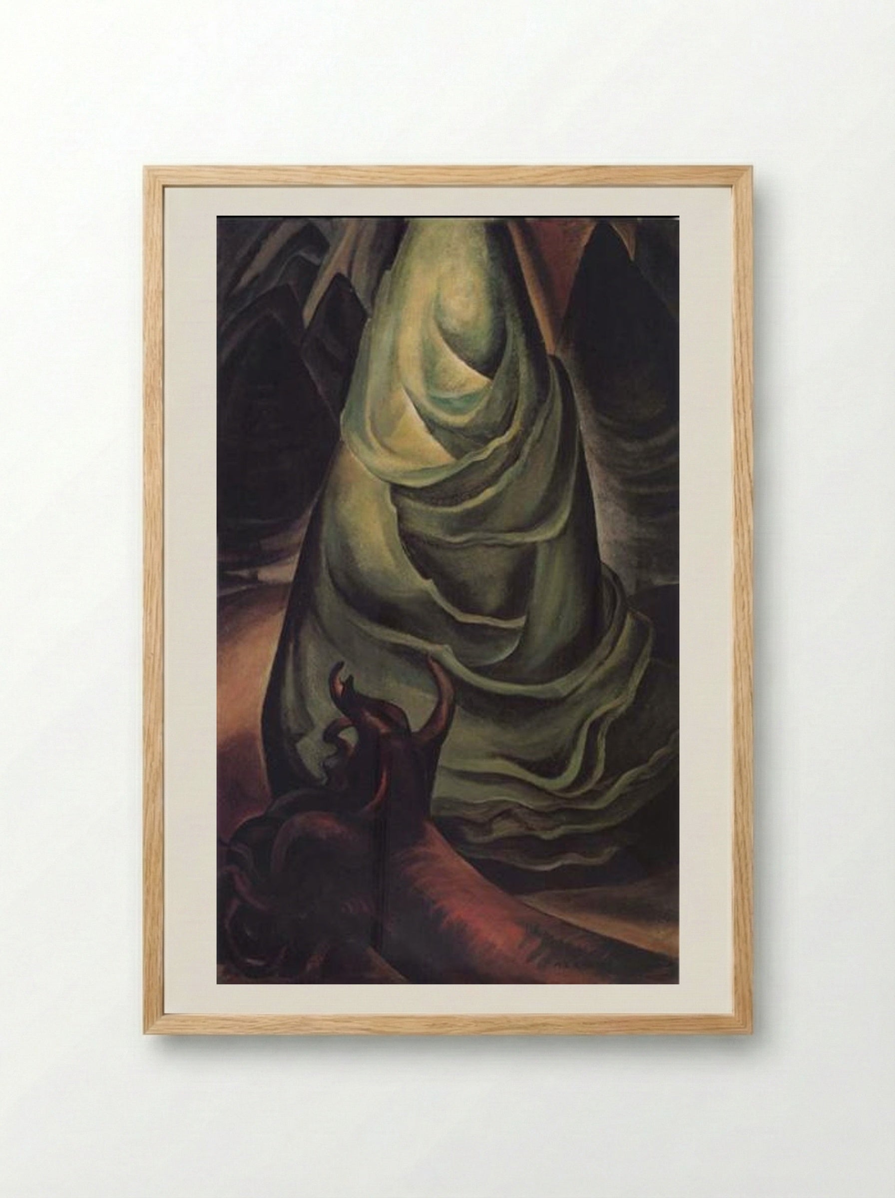 A Young Tree - Emily Carr - Framed Print Wood