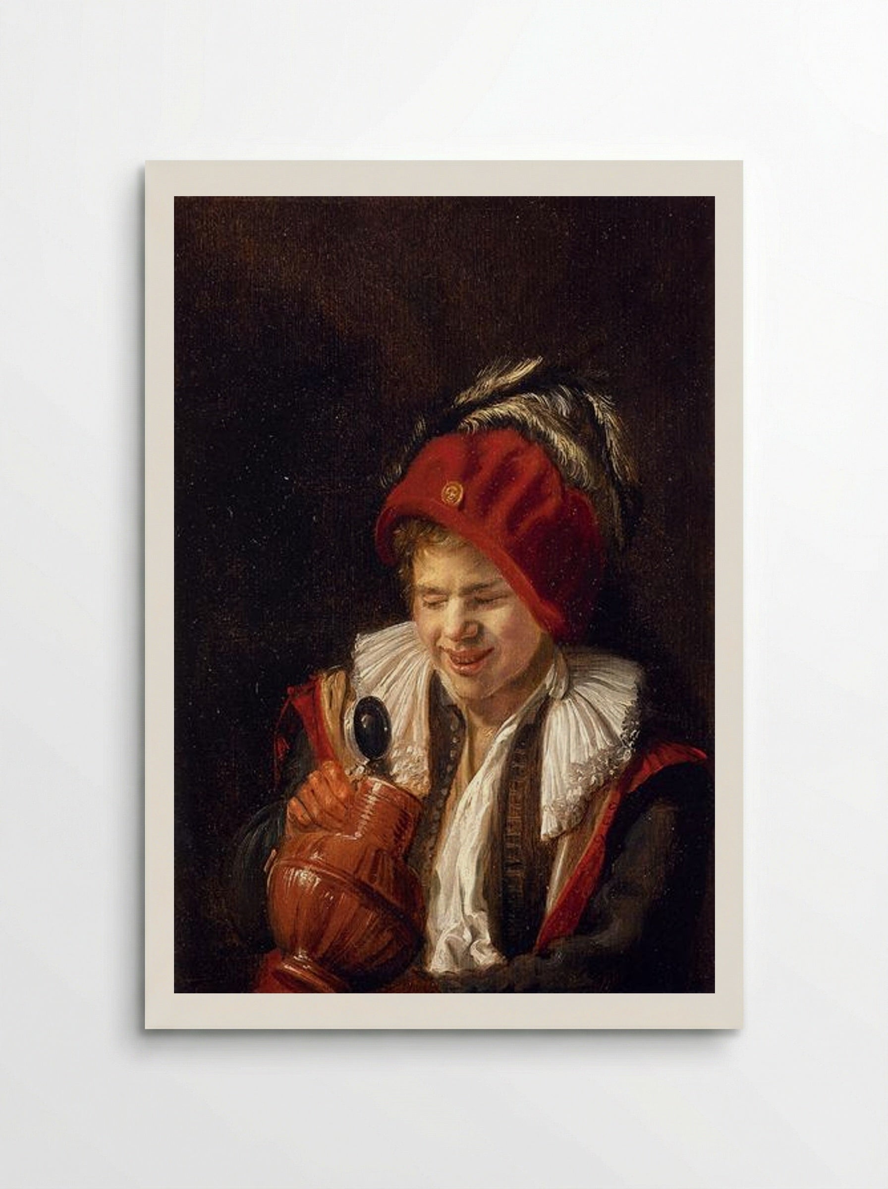 A Youth with a Jug - Judith Leyster - Poster