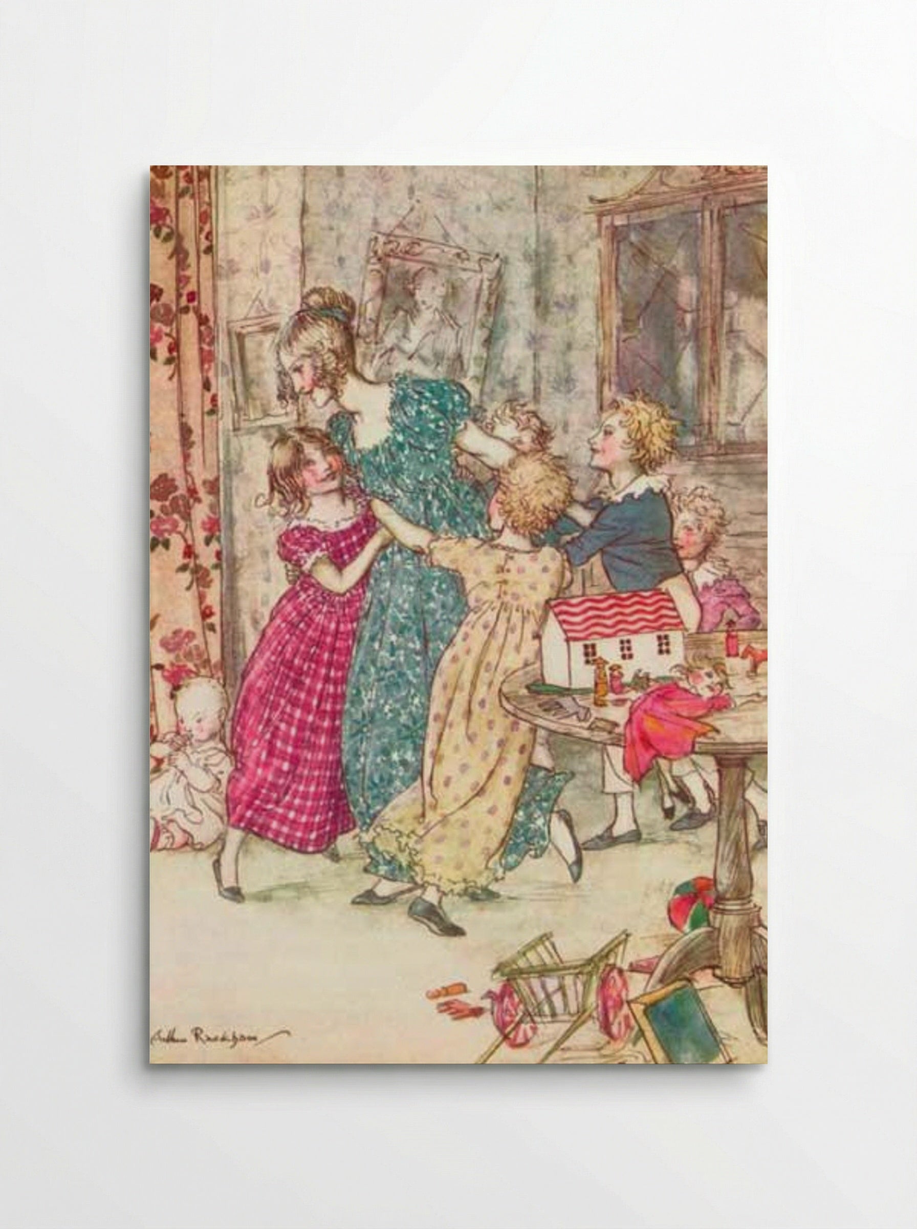 A flushed and boisterous group - Arthur Rackham - Poster