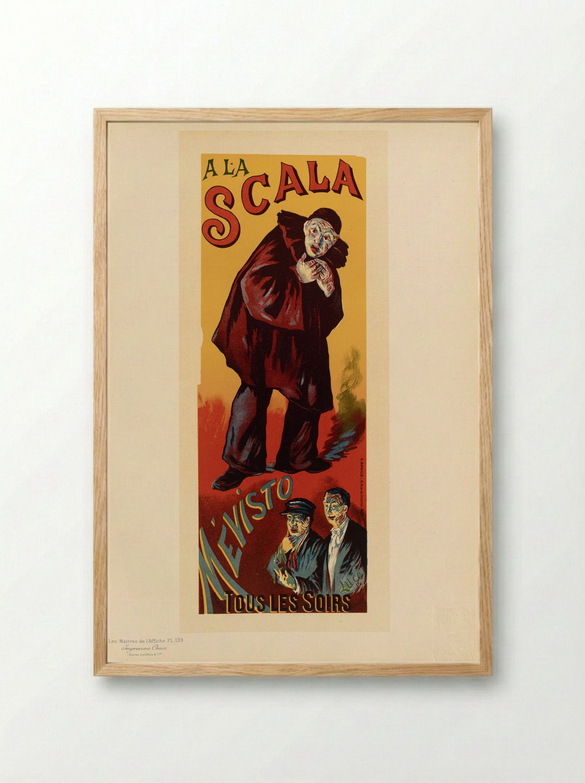 A la Scala, Mévisto - Maximilien Luce - Framed Print Wood