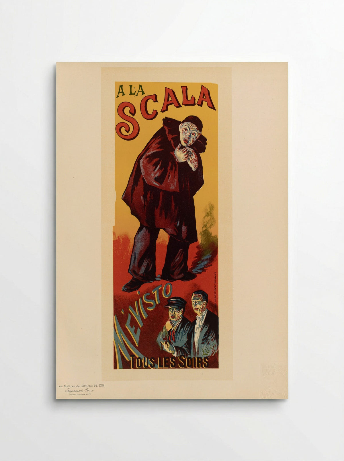 A la Scala, Mévisto - Maximilien Luce - Poster