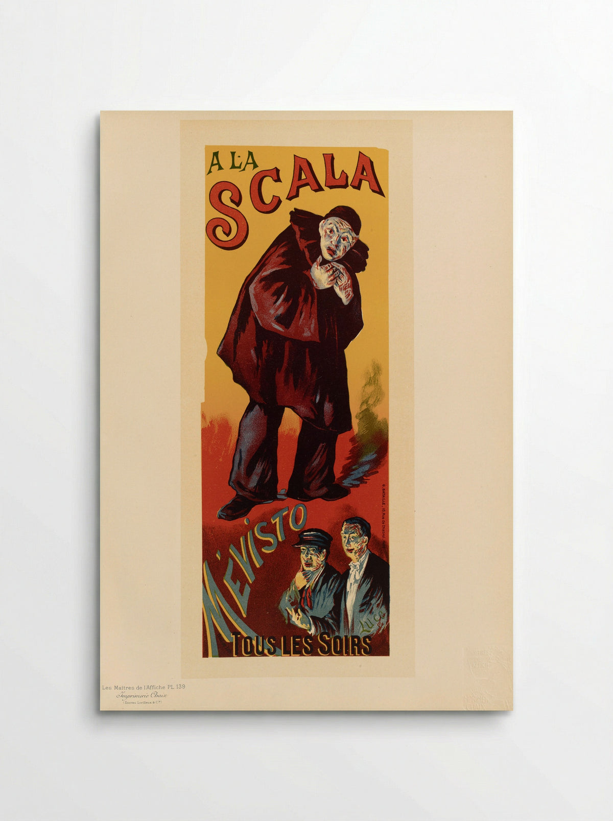 A la Scala, Mévisto - Maximilien Luce - Poster