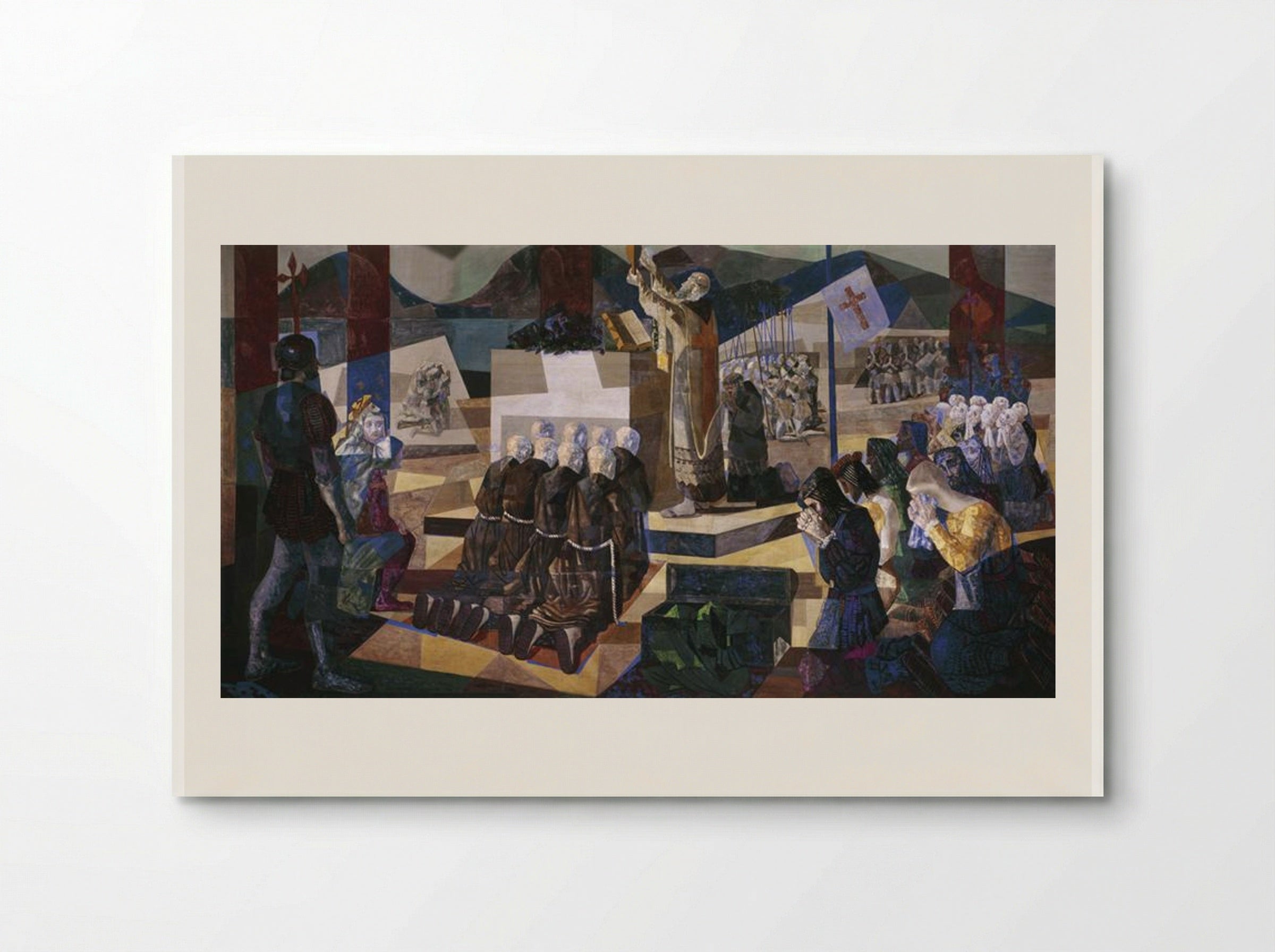 A primeira missa no Brasil - Candido Portinari - Poster