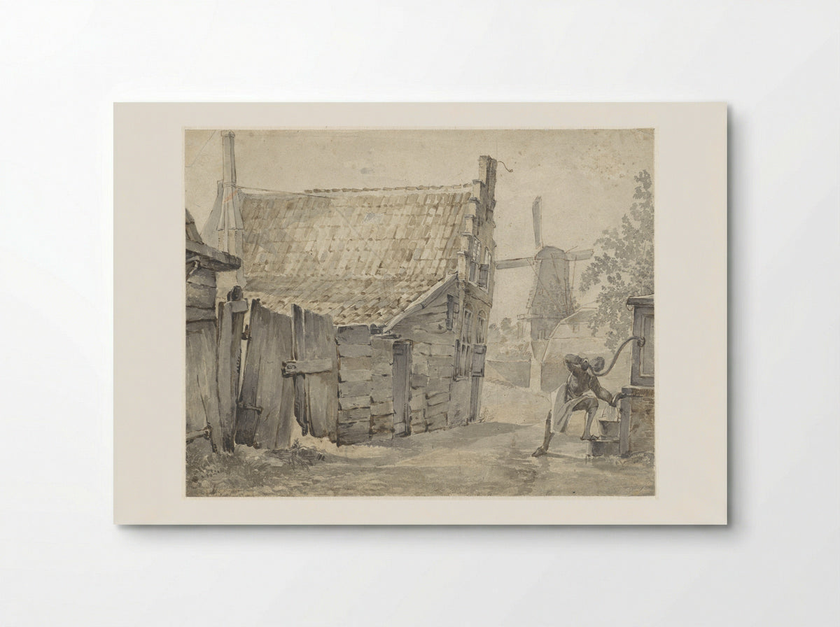 Aan de Papentorenvest te Haarlem - Hendrik Savrij - Poster