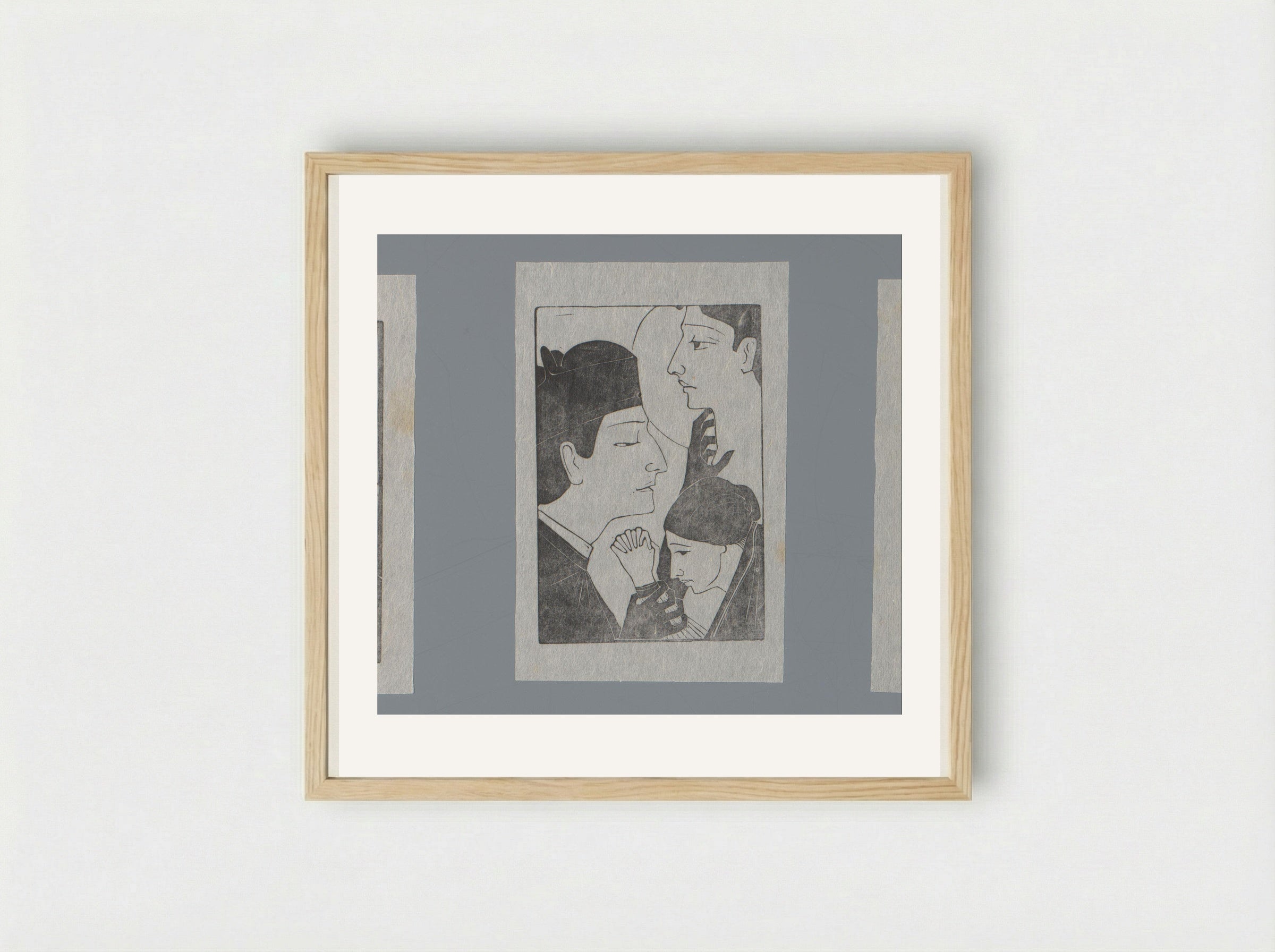 Aan vermomden - Karel Petrus Cornelis de Bazel - Framed Print Wood
