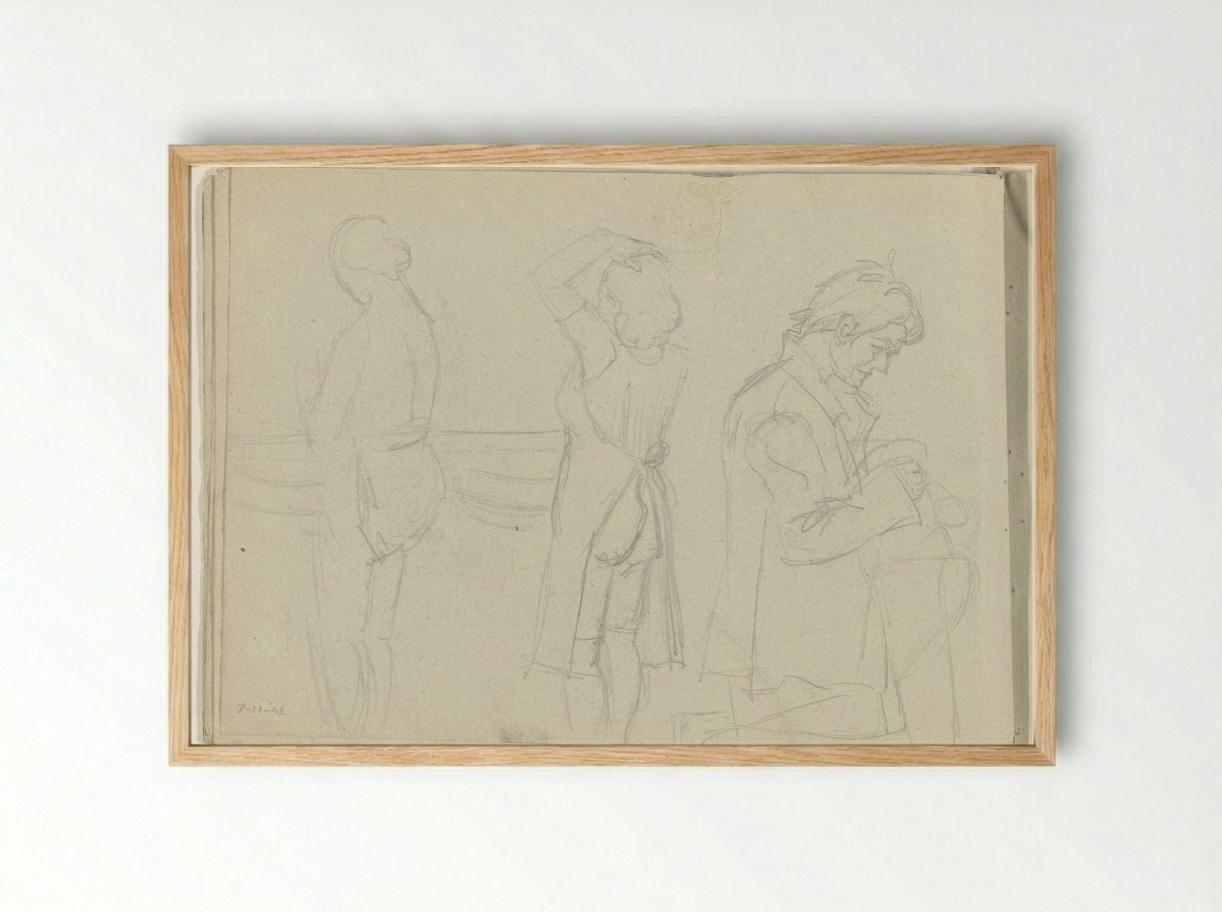 Aankleden - To Frank-Stoltz - Framed Print Wood