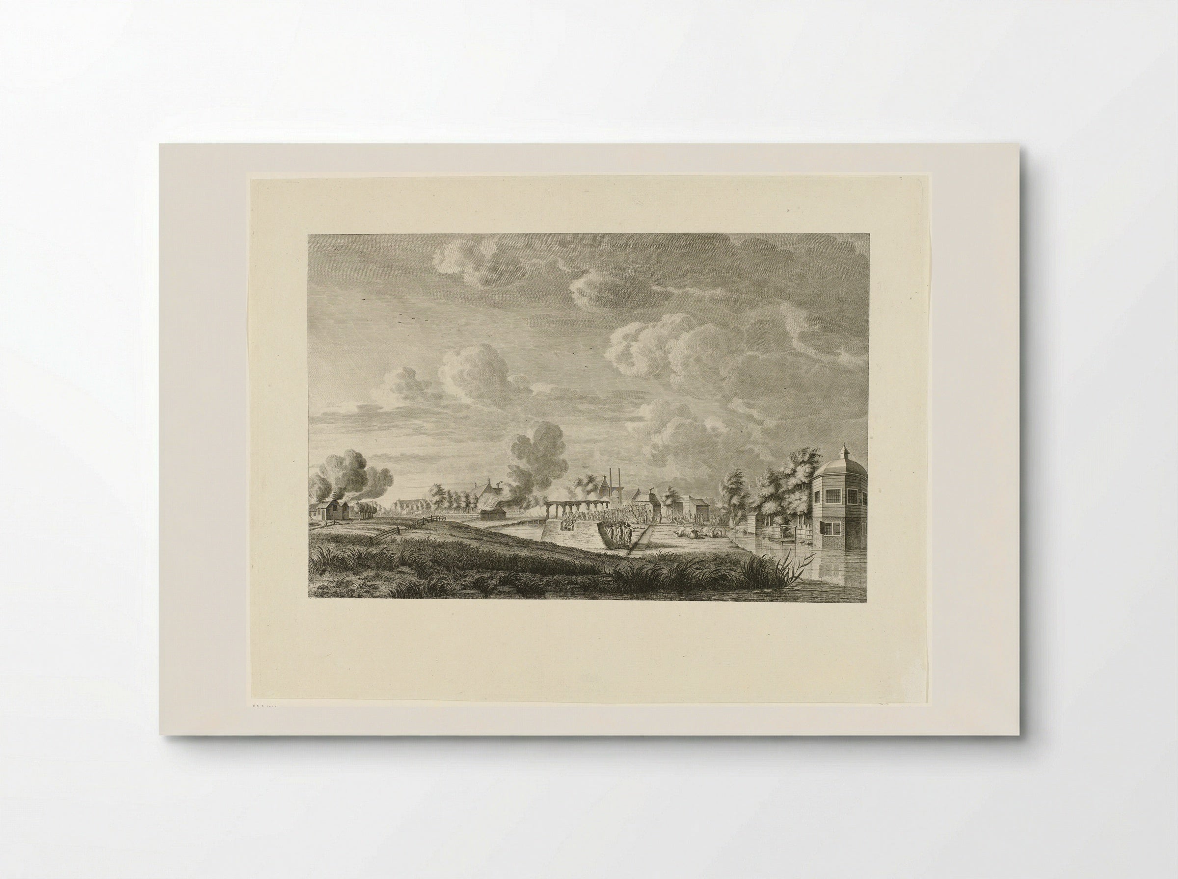 Aanval op Amstelveen - Cornelis Brouwer - Poster
