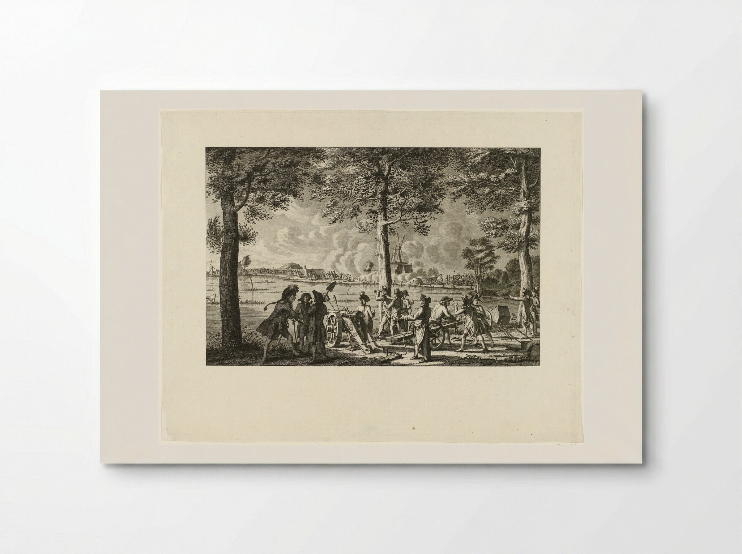 Aanval op de stad Weesp, 30 september 1787 - Cornelis Brouwer - Poster